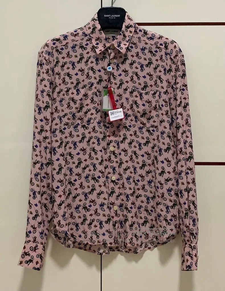 Saint Laurent Paris Saint Laurent Paris Pink Double Pocket Motorcycle Mulberry Size XS / US 0-2 / IT 36-38 - 1 Thumbnail