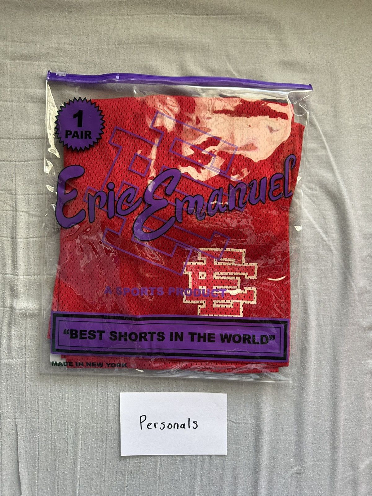 Eric Emanuel NEW Eric Emanuel Red Basic Shorts XL Size US 36 / EU 52 - 3 Thumbnail