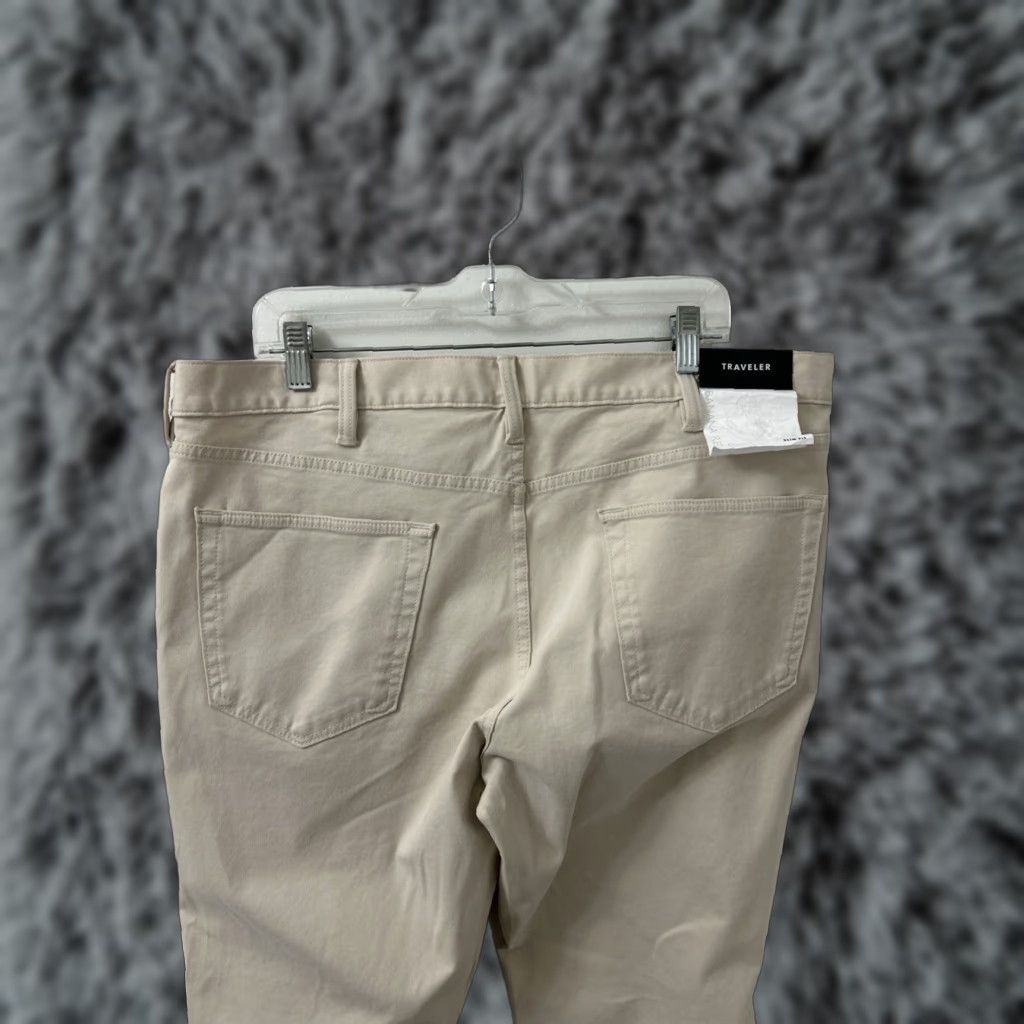 Banana Republic VINTAGE None Banana Republic Traveler Pants Mens 38x32 Beige Slim Fit Modal Blend NWT Size US 38 / EU 54 - 1 Thumbnail