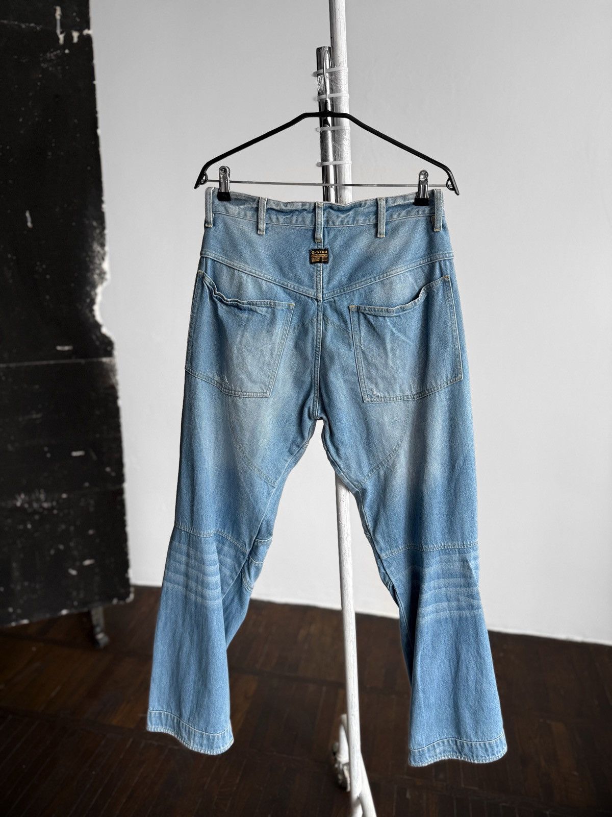 G-Star G-Star Raw Mens Blue 5620 3D Loose Fit Elwood Denim Jeans Size US 32 / EU 48 - 2 Thumbnail