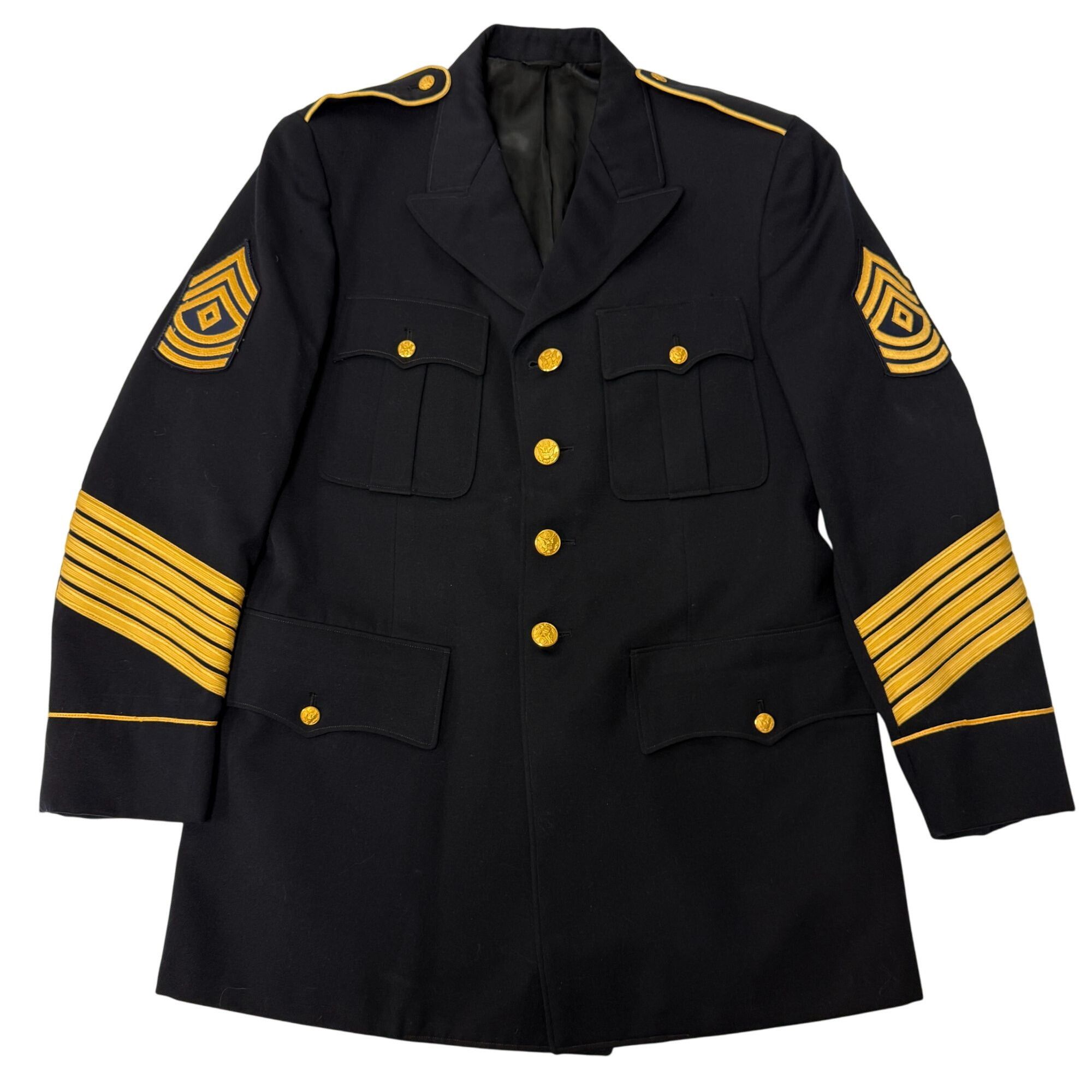 Other WWII OFFICERS Service CAPTAINS Military GABARDINE Jacket 40 Size 40R - 6 Thumbnail
