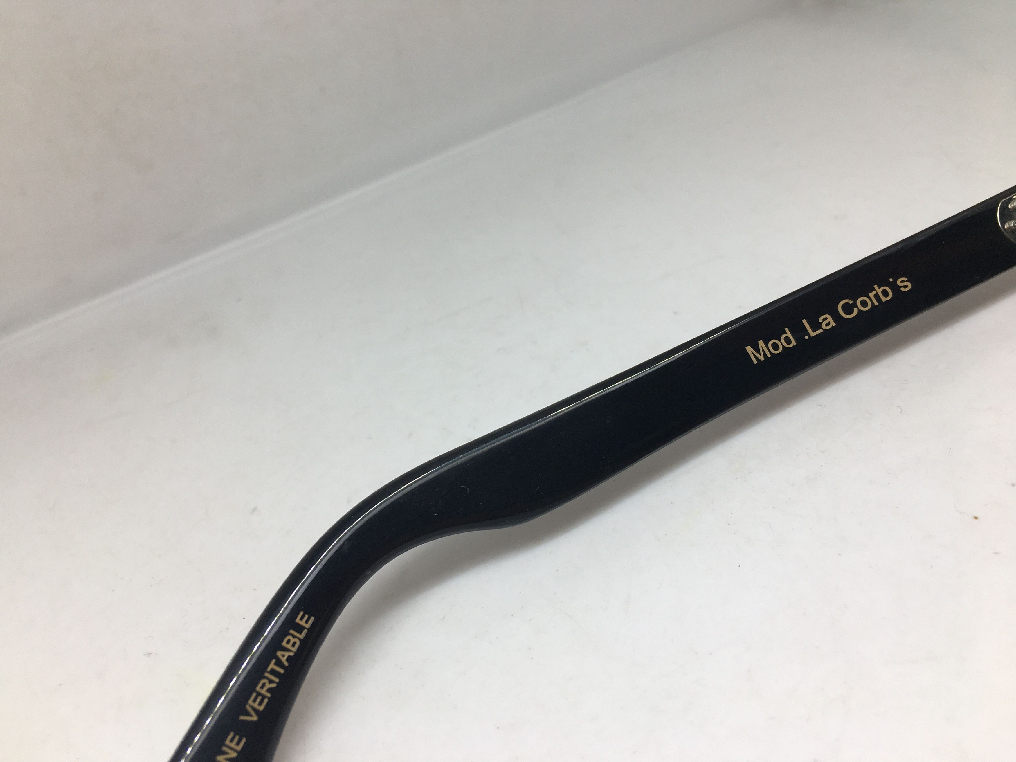 Lesca Lunetier Lesca Lunetier Genuine Horn CORBUSIER Architect Sunglasses Size ONE SIZE - 6 Thumbnail