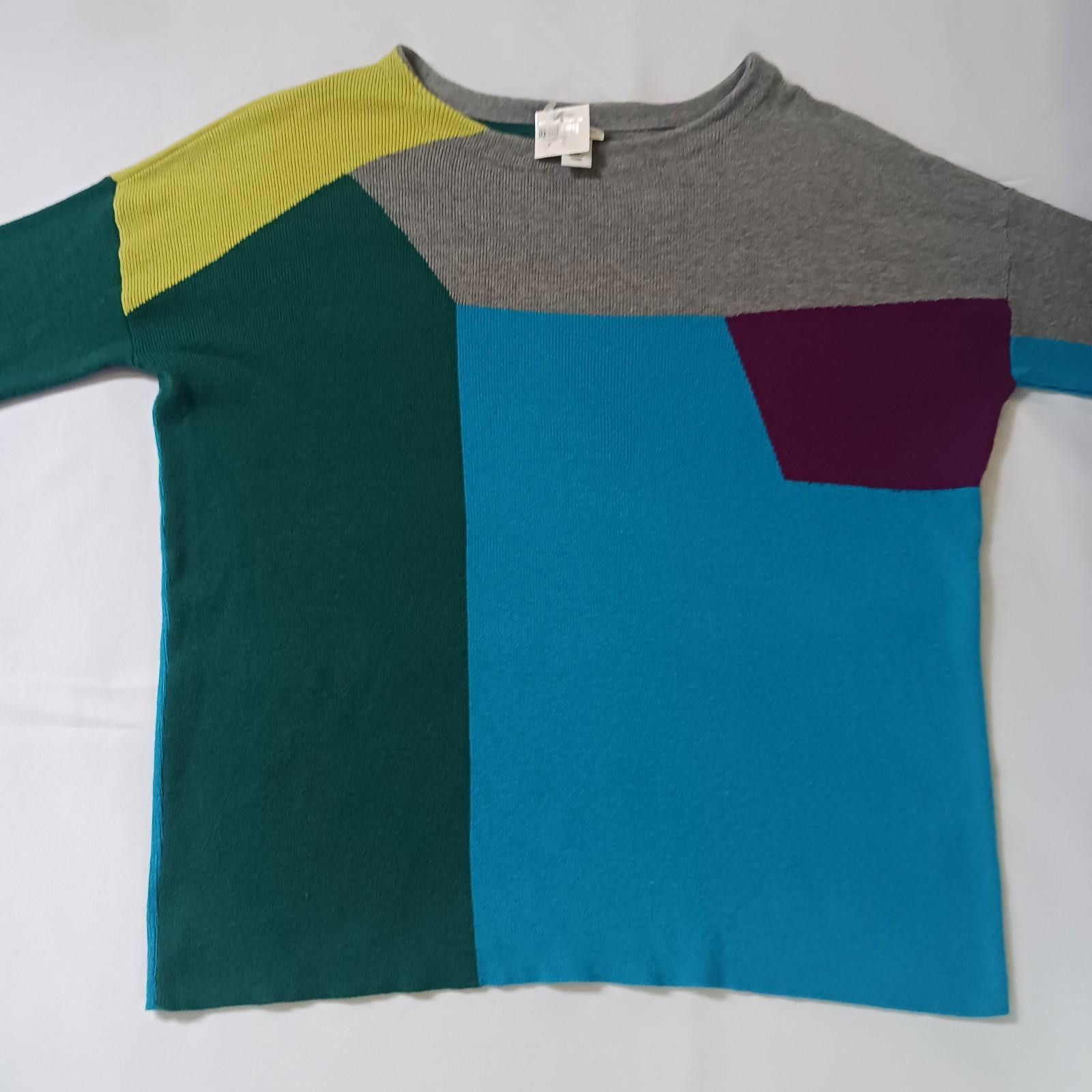 Designer Stylus RN#93677 Women's Multicolor Wool Blend Sweater Small Size S / US 4 / IT 40 - 11 Thumbnail