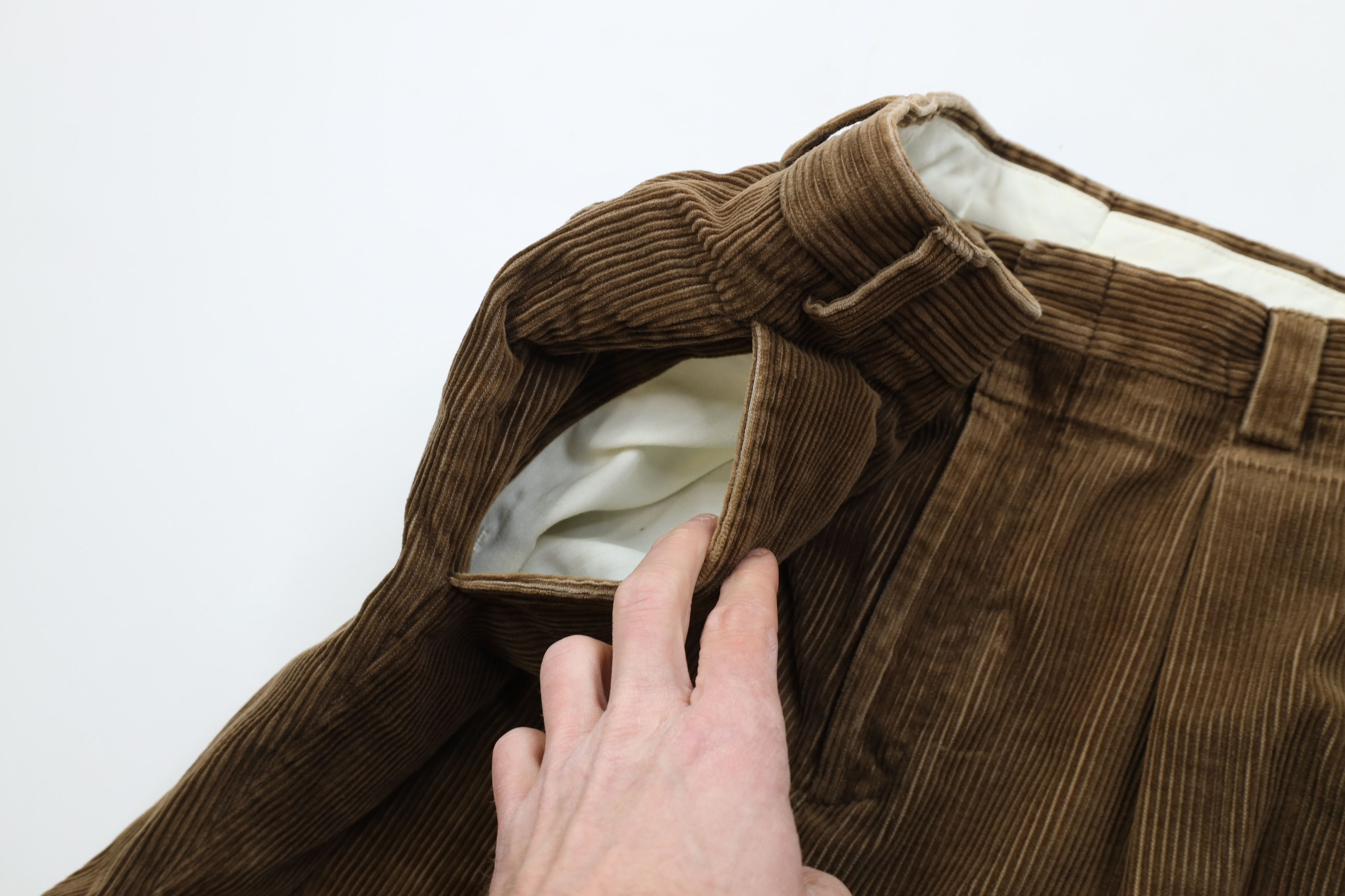 L.L. Bean Vintage 90s LL Bean Heavy Wide Leg Corduroy Chino Pants Size US 36 / EU 52 - 8 Thumbnail