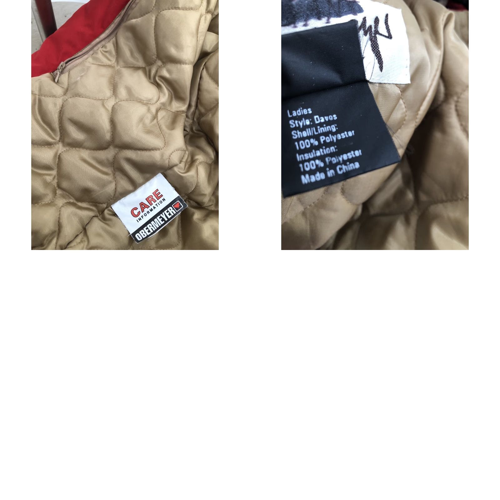Obermeyer OBERMEYER DAVOS Hooded Jacket - Embroidered Ski Patch FAUX FUR COLLAR Womens Size 6 Red Ski / Snowboard, Collared, zip not shown, JL Size M / US 6-8 / IT 42-44 - 8 Thumbnail