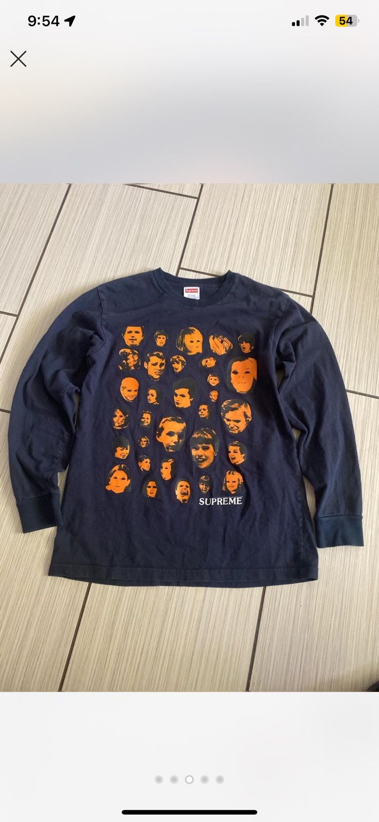 Supreme Supreme Faces L/S Tee | Grailed