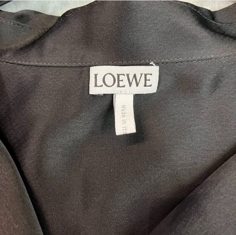 Loewe LOEWE Black silk shirt Size XS / US 0-2 / IT 36-38 - 3 Thumbnail