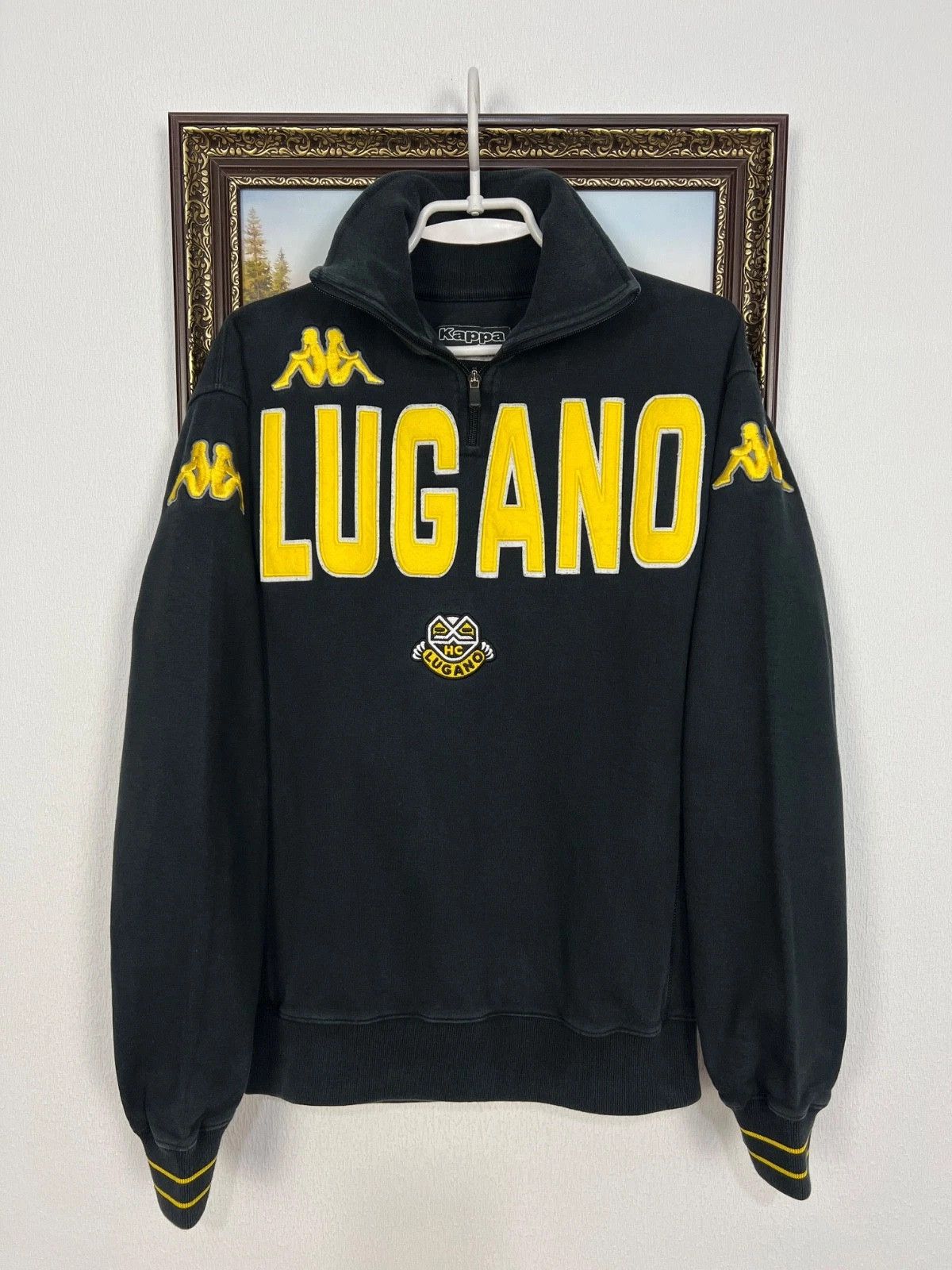 Kappa Lugano Hockey Club Ice Hockey Track Top Sweatshirt jacket Size US M / EU 48-50 / 2 - 1 Thumbnail