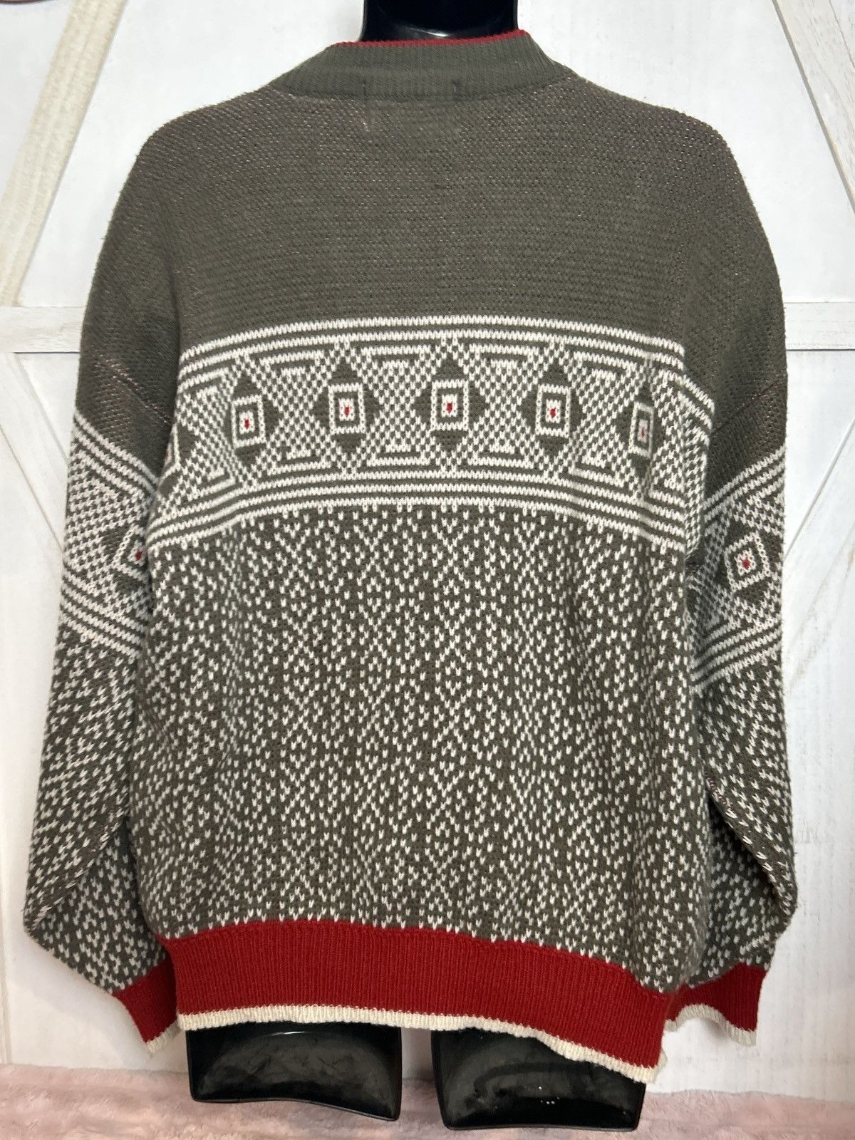 McGregor Vintage McGregor Sweater Men’s XL – 80s Geometric Knit Size US XL / EU 56 / 4 - 3 Thumbnail
