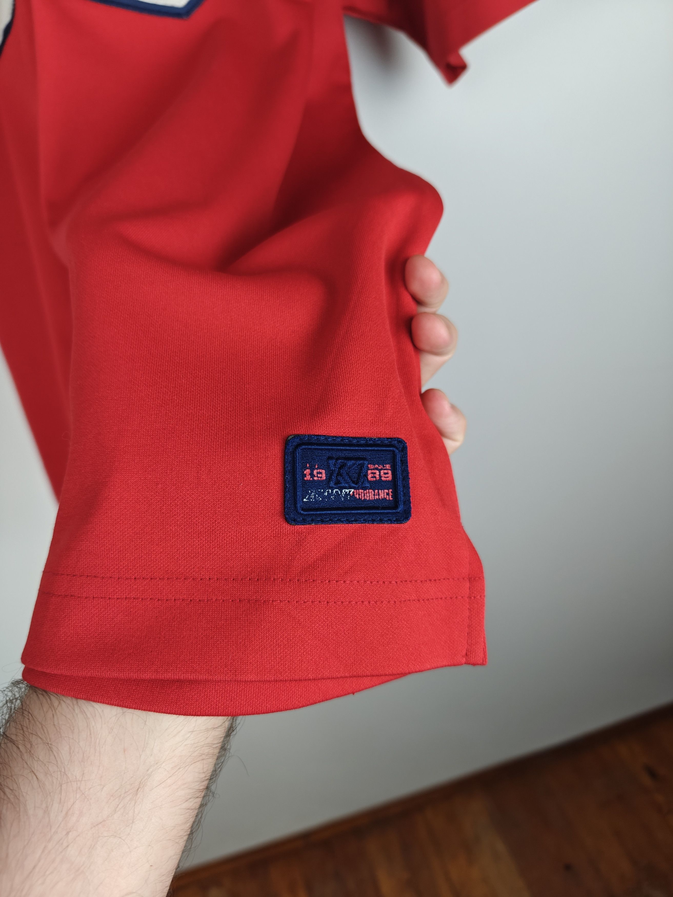 Karl Kani Karl Kani VTG Jersey 89 Tee Red size 2XL Size US XXL / EU 58 / 5 - 7 Thumbnail