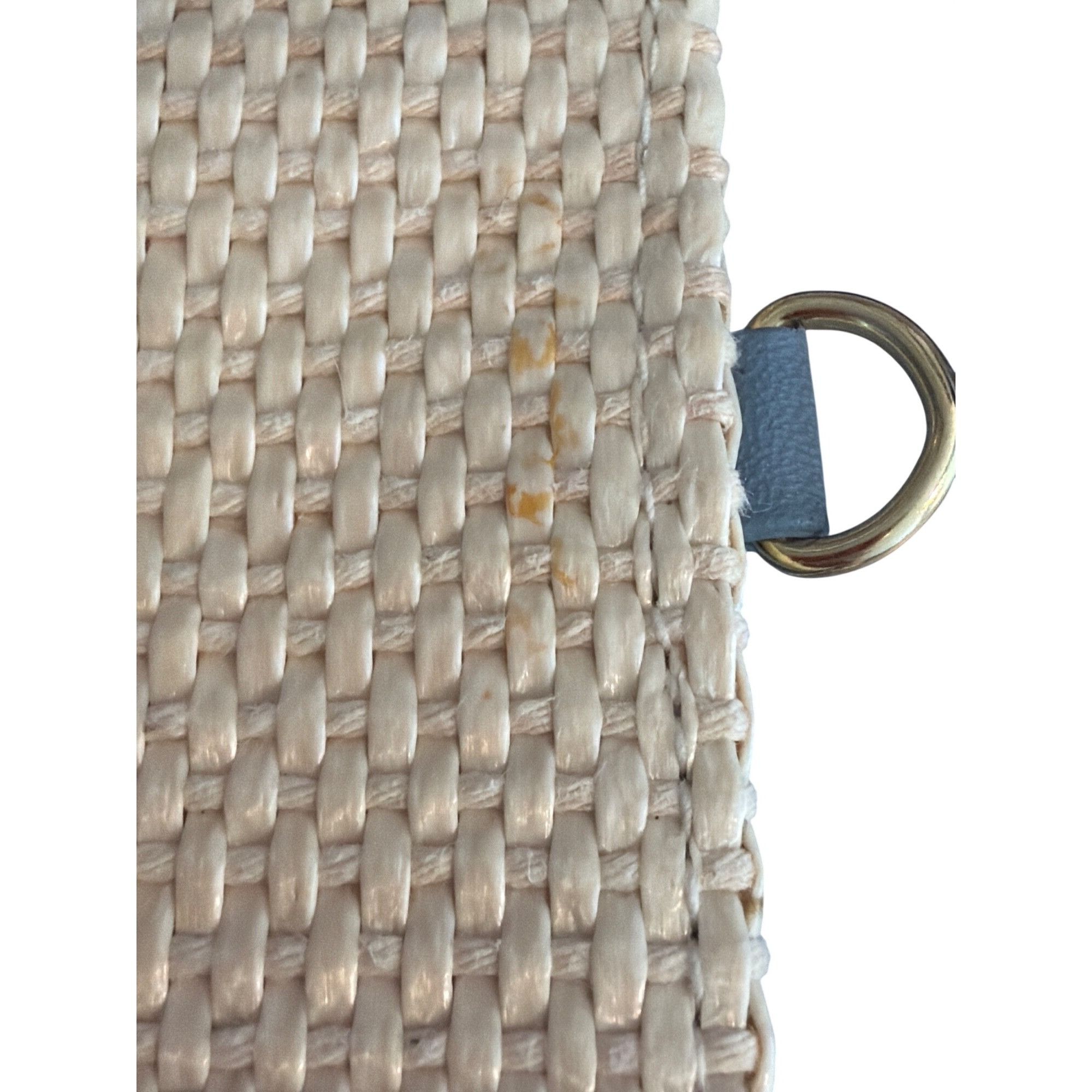 Etienne Aigner Etienne Aigner Woven Straw Blue Faux Leather BiFold Wallet L Size ONE SIZE - 2 Thumbnail