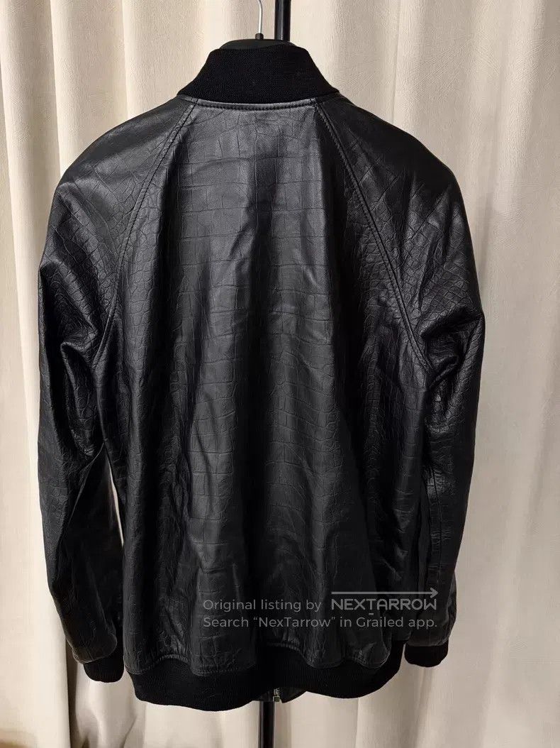 Saint Laurent Paris Saint Laurent Paris Crocodile Pattern Embossed Leather Jac Size XS / US 0-2 / IT 36-38 - 3 Thumbnail