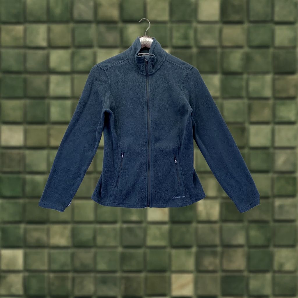 Eddie Bauer VINTAGE Eddie Bauer Polartec Womens Fleece Full Zip Jacket XS Green Blue Regular Sized Womens Jacket Size XS / US 0-2 / IT 36-38 - 1 Thumbnail