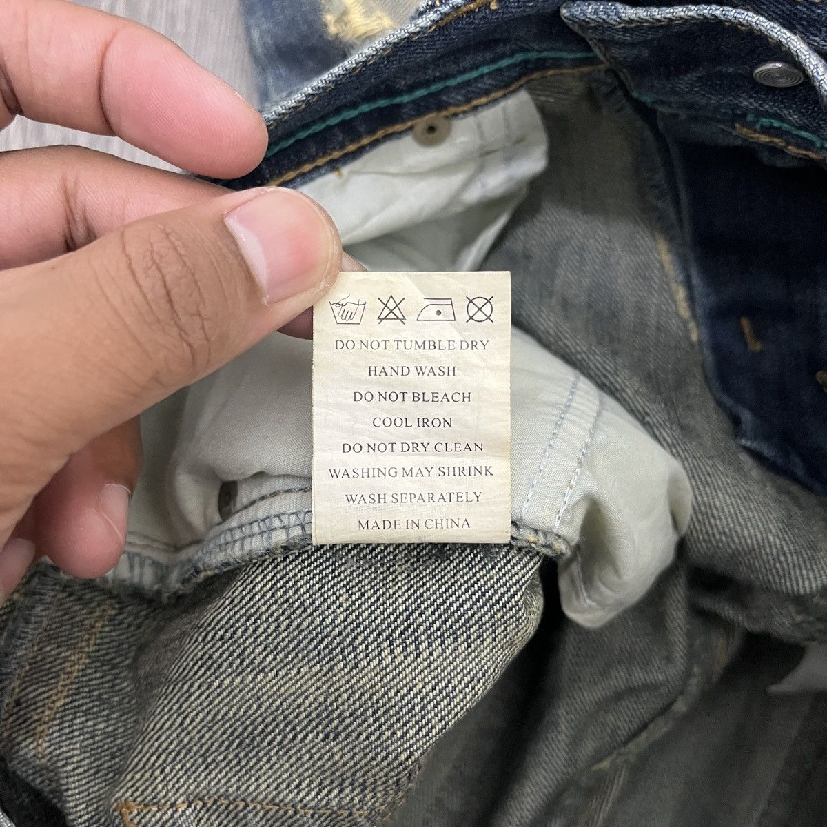 14th Addiction Riot - Thrashed Fading Denim ifsix Lgb Style shibuya tokyo Size US 30 / EU 46 - 19 Thumbnail