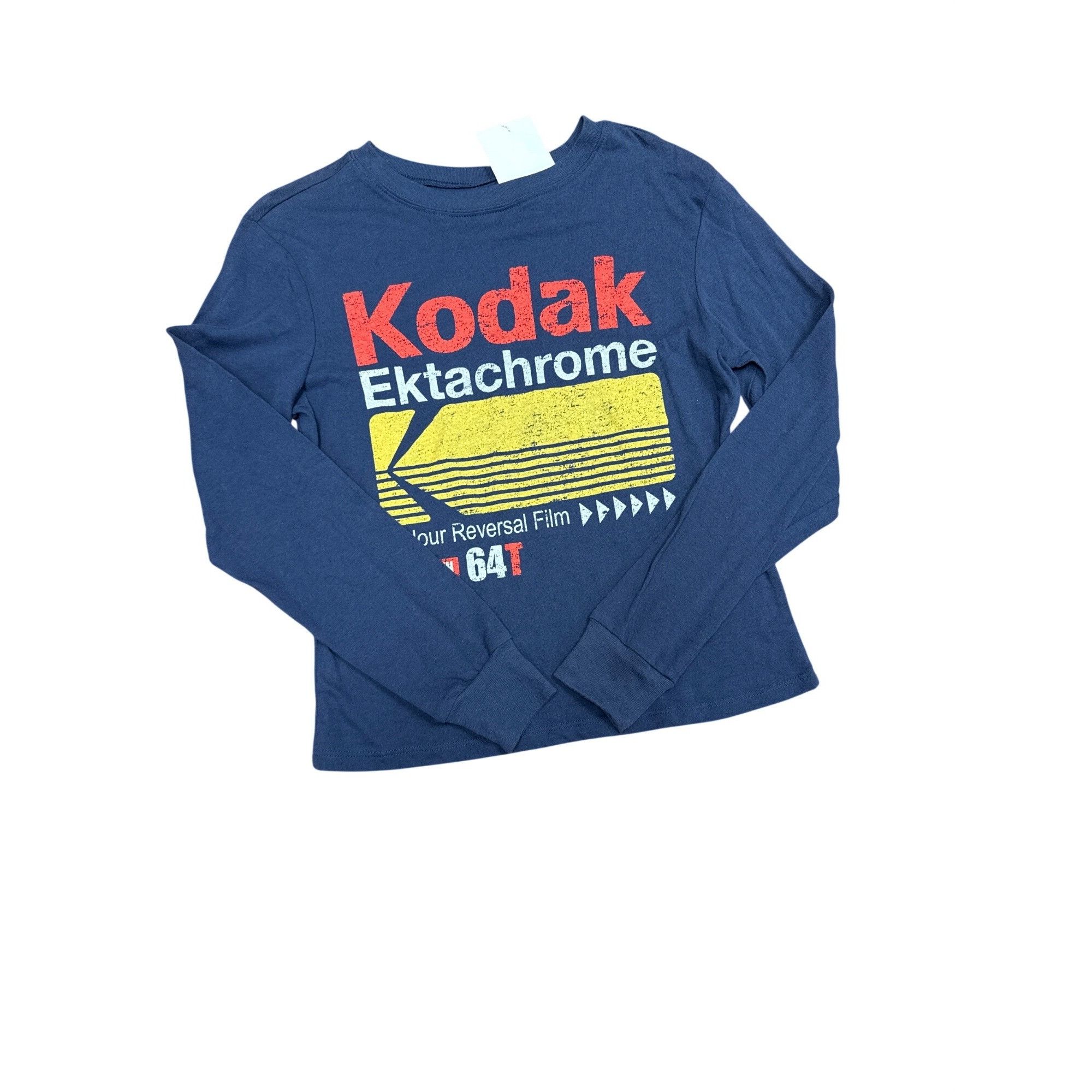 Kodak Kodak Ektachrome Graphic Long-Sleeve T-Shirt Navy Retro Prin Size S / US 4 / IT 40 - 1 Thumbnail