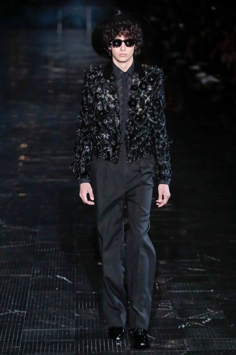 Yves Saint Laurent Saint Laurent19ss Rhombus Shimmering Shirt 2503-Nextarrow Size US XXS / EU 40 - 6 Thumbnail