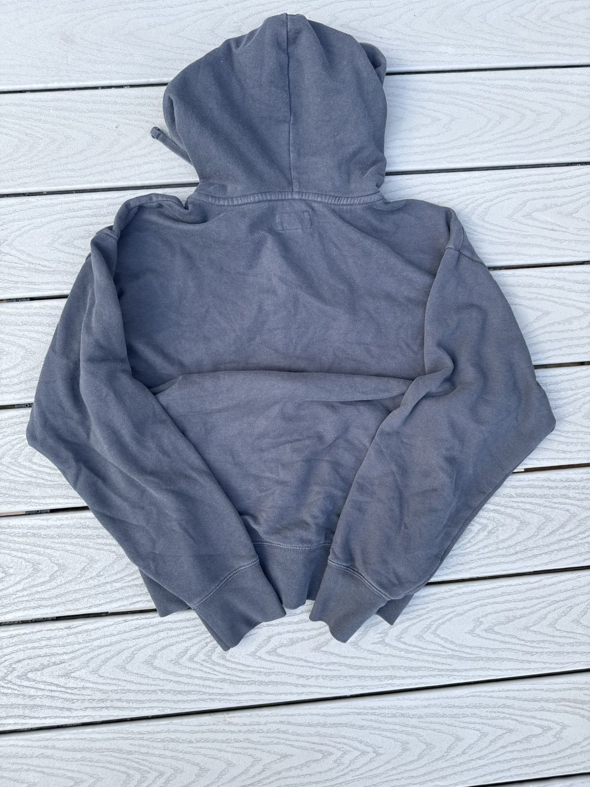 American Eagle Outfitters Boxy Cropped Zip-Up Hoodie 🖤 Size US L / EU 52-54 / 3 - 2 Thumbnail