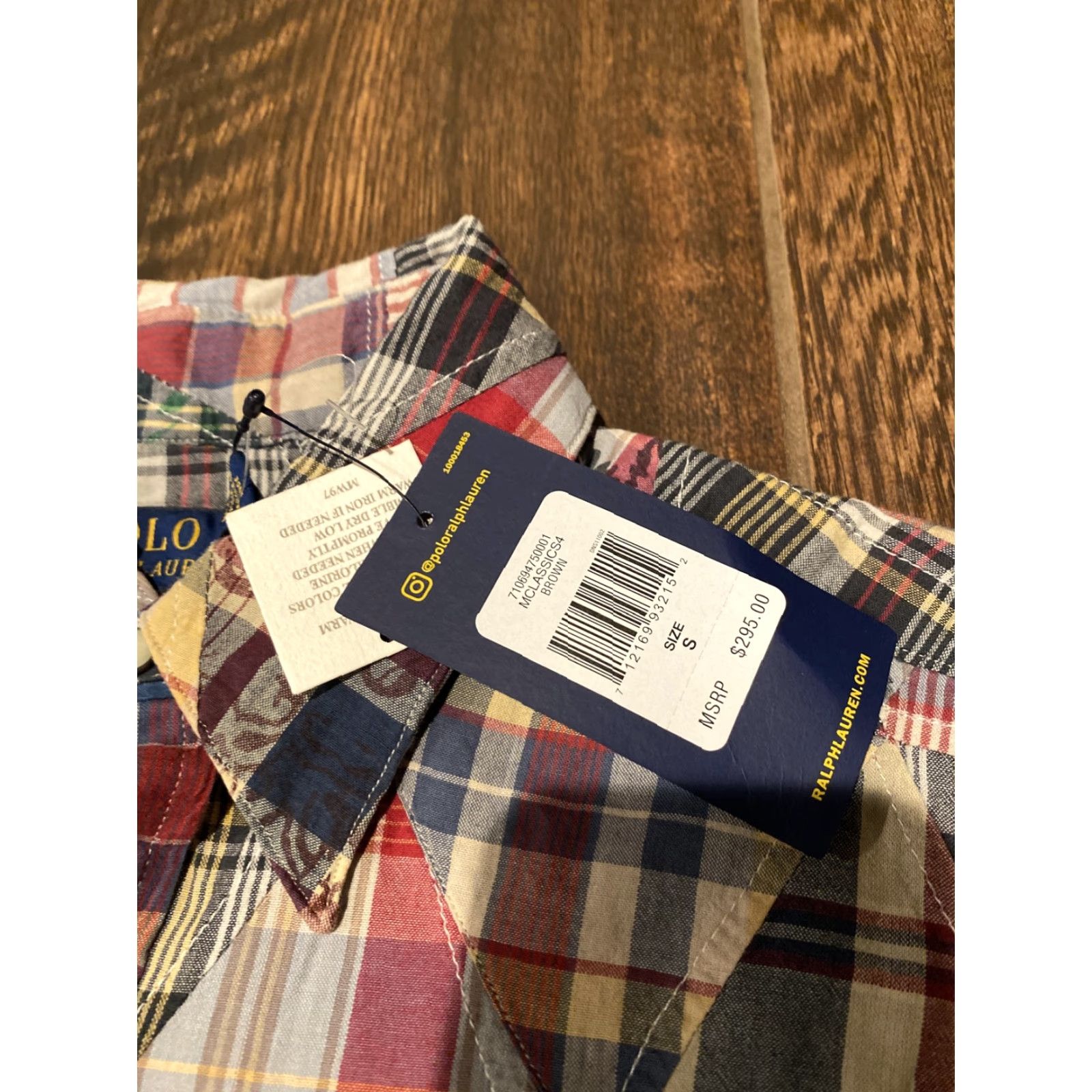 Polo Ralph Lauren NWT Polo Ralph Lauren Shirt Men's Patchwork Pearl Snap Button-Up Western Collared Multicolor Size S Size US S / EU 44-46 / 1 - 5 Thumbnail