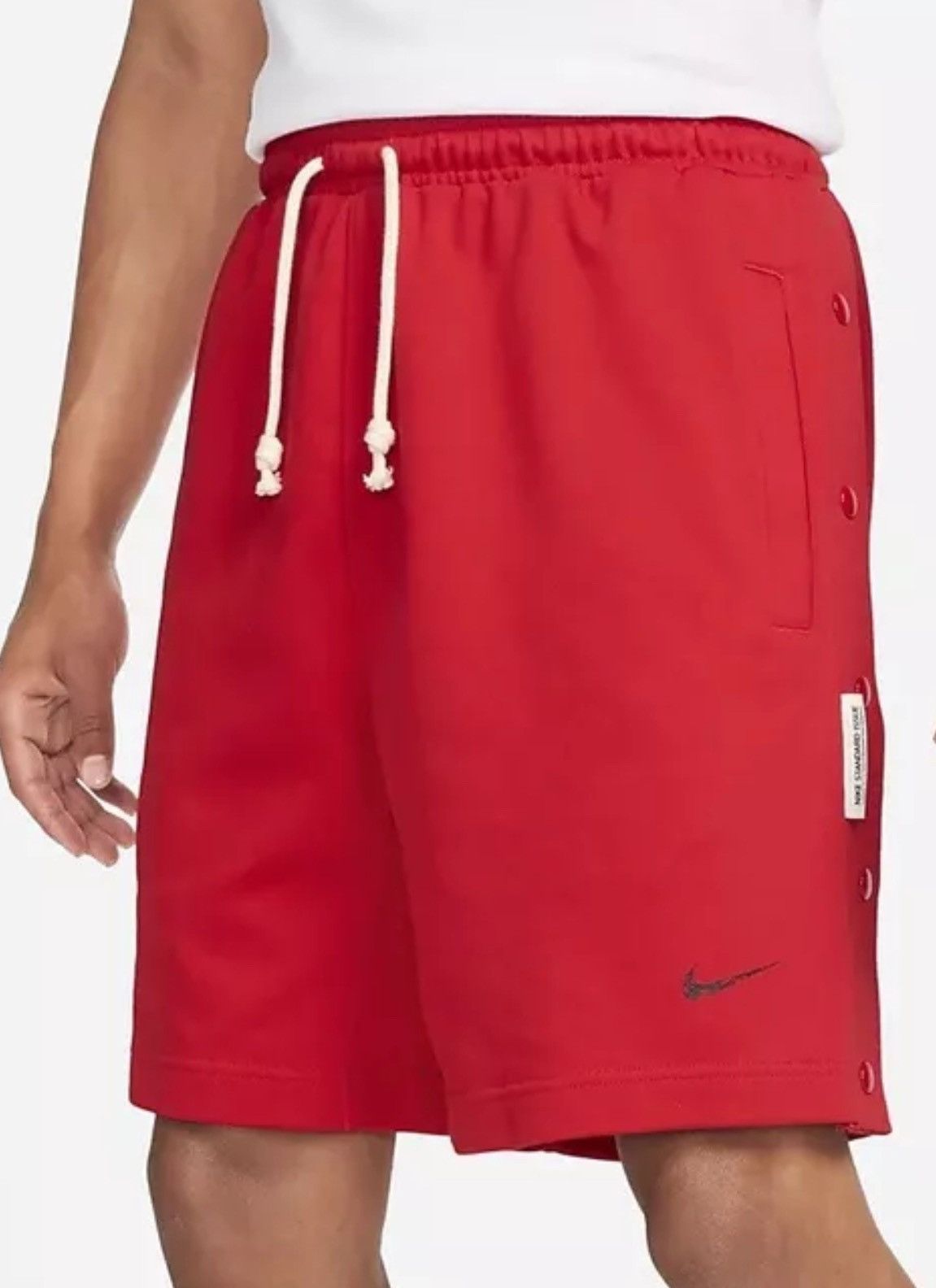 Nike Nike Dri-FIT Standard Issue 8" Basketball Shorts Red Men`s Size US 32 / EU 48 - 1 Thumbnail