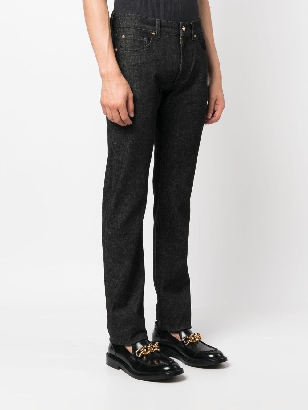 Versace o1y0425 Denim Pant in Black Size US 31 - 2 Thumbnail