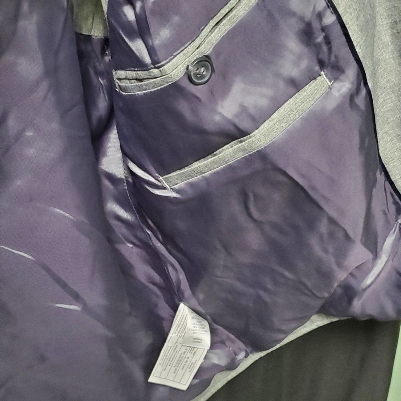 Nordstrom Nordstrom Signature Men's Grey Vapor Heather Zip-Up Vest Size US M / EU 48-50 / 2 - 7 Thumbnail