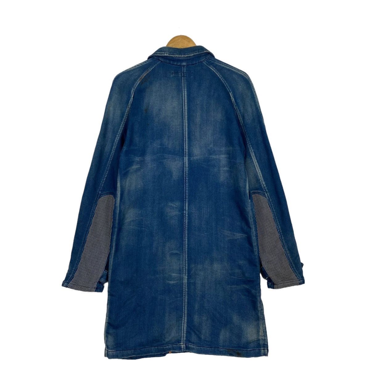 Blue Blue Japan × Indigo × Japanese Brand PLEIN INDIGO LONG JACKET Size US M / EU 48-50 / 2 - 10 Thumbnail