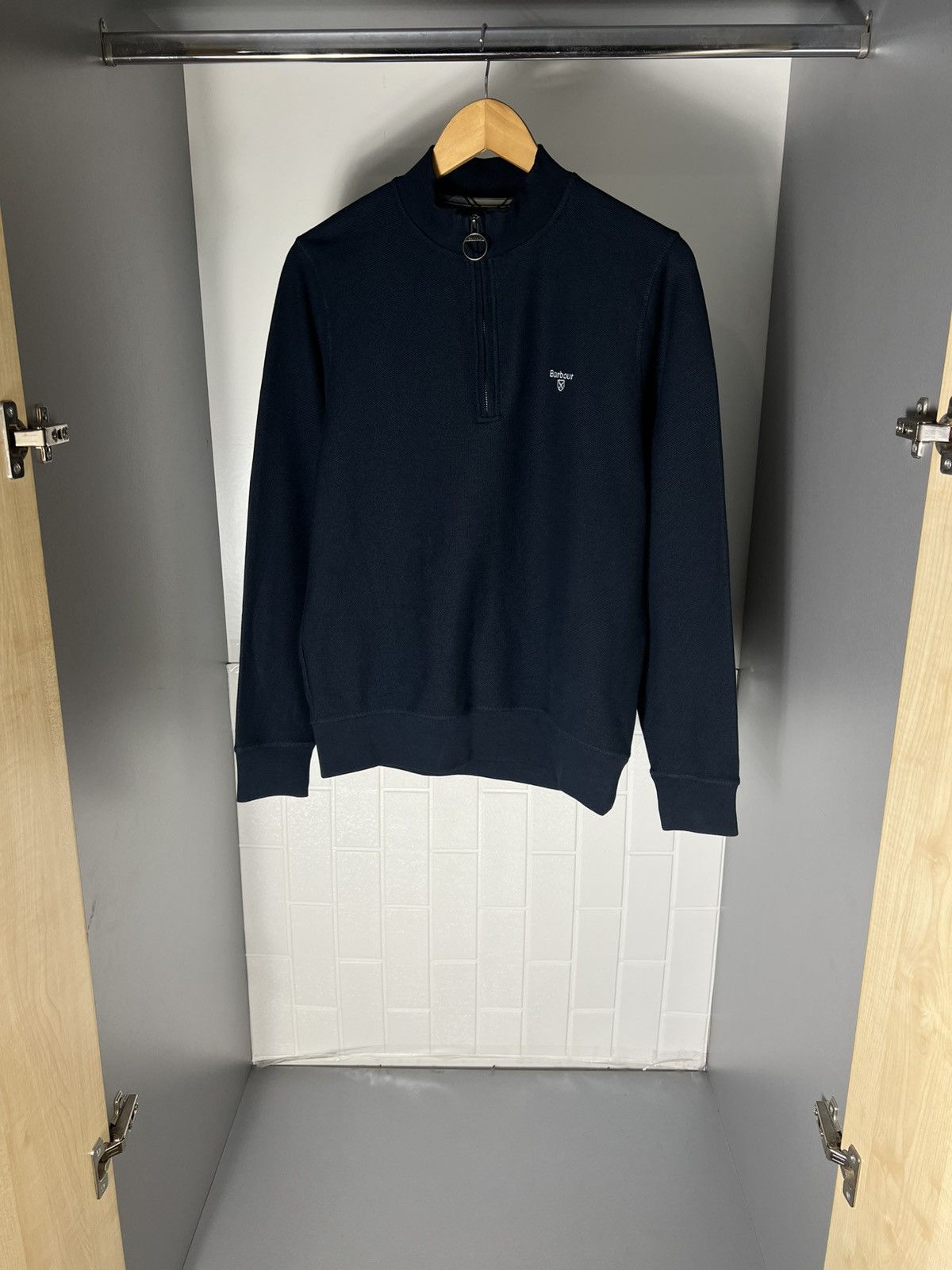 Barbour VINTAGE BARBOUR INTERNATIONAL 1/3 ZIP SWEATER CASUAL Y2K 90s Size US M / EU 48-50 / 2 - 7 Thumbnail