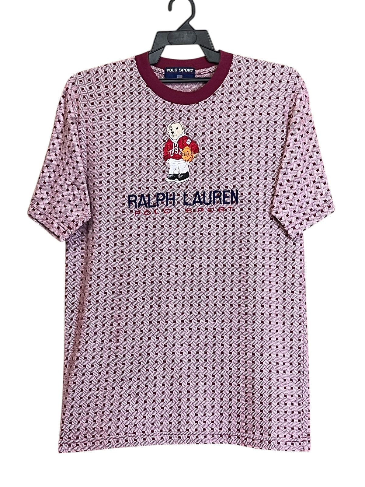 RARE🔥VINTAGE POLO BEAR RALPH LAUREN SPORT EMBROIDERY T SHIRT