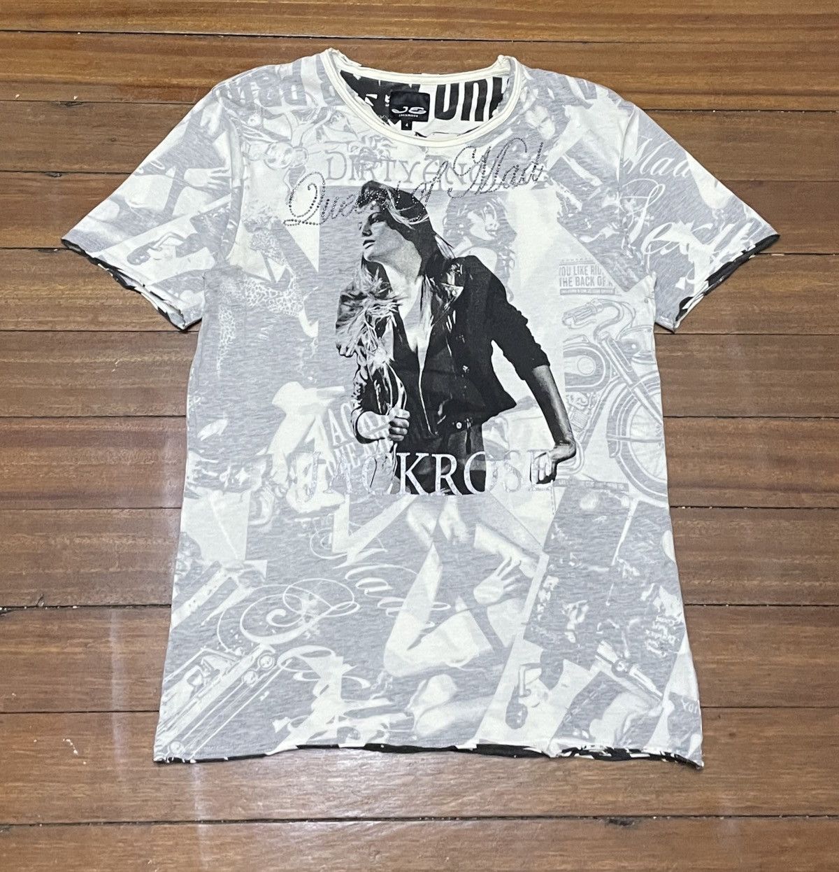 Japanese Brand Rare Vintage Japanese Brand Jackrose Fullprint T-shirt 2000s Size US S / EU 44-46 / 1 - 1 Thumbnail