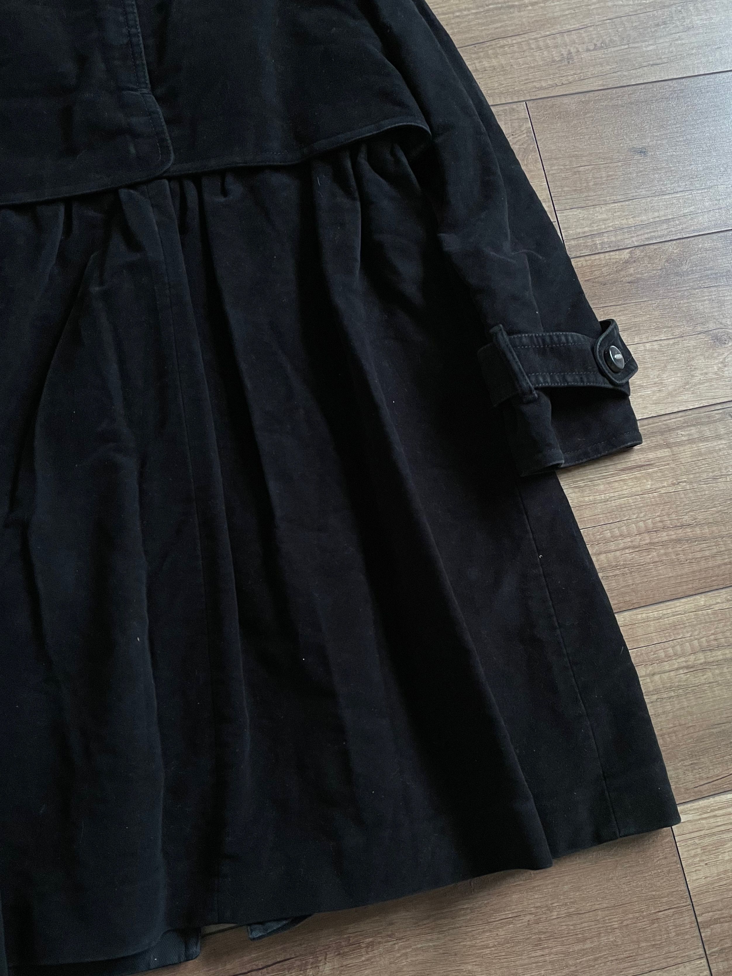 Gucci Vintage Gucci Black Velvet Corduroy Trench Coat Jacket Size L / US 10 / IT 46 - 14 Thumbnail