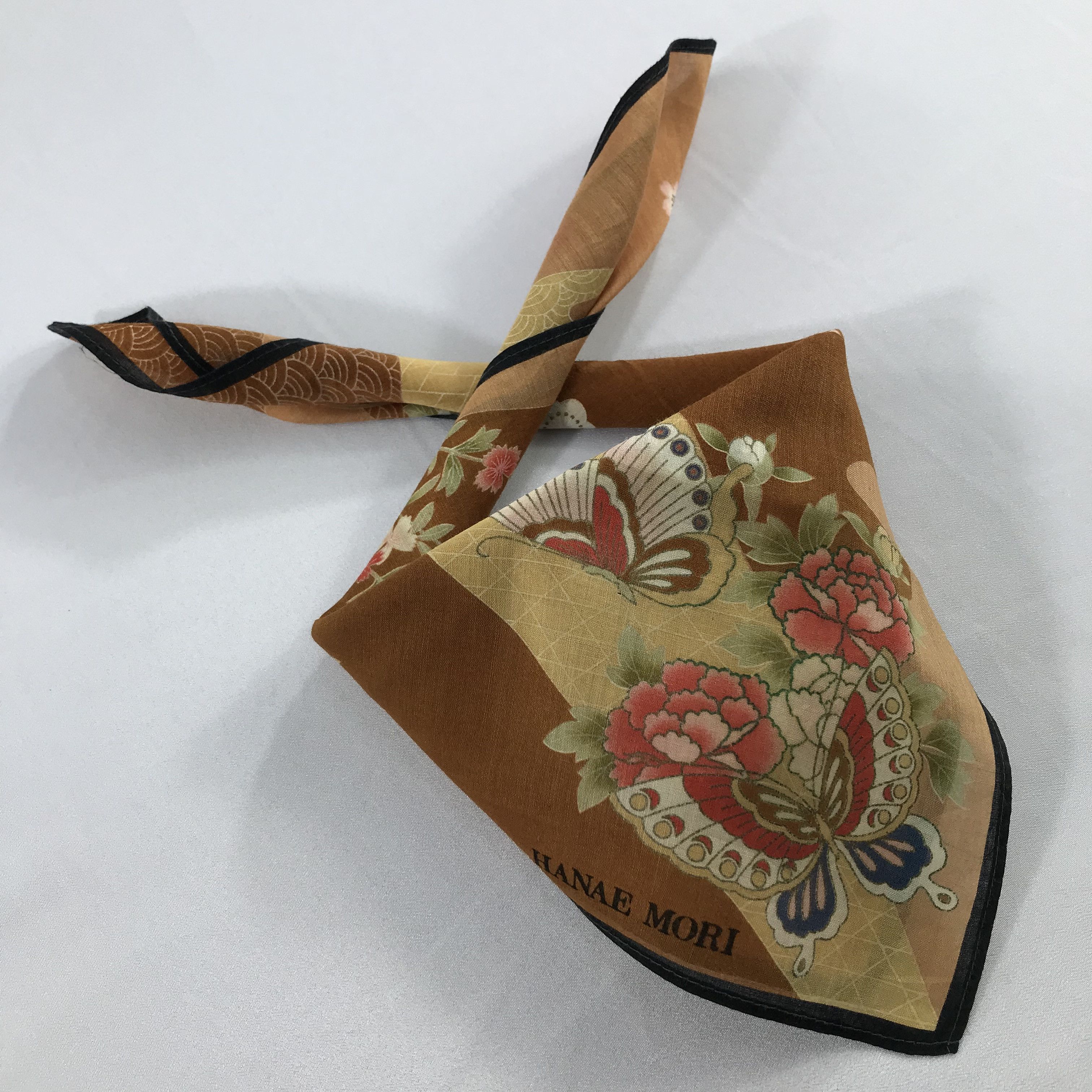 Hanae Mori Hanae Mori Bandana / Handkerchief / Neckerchief - S2546 Size ONE SIZE - 4 Thumbnail