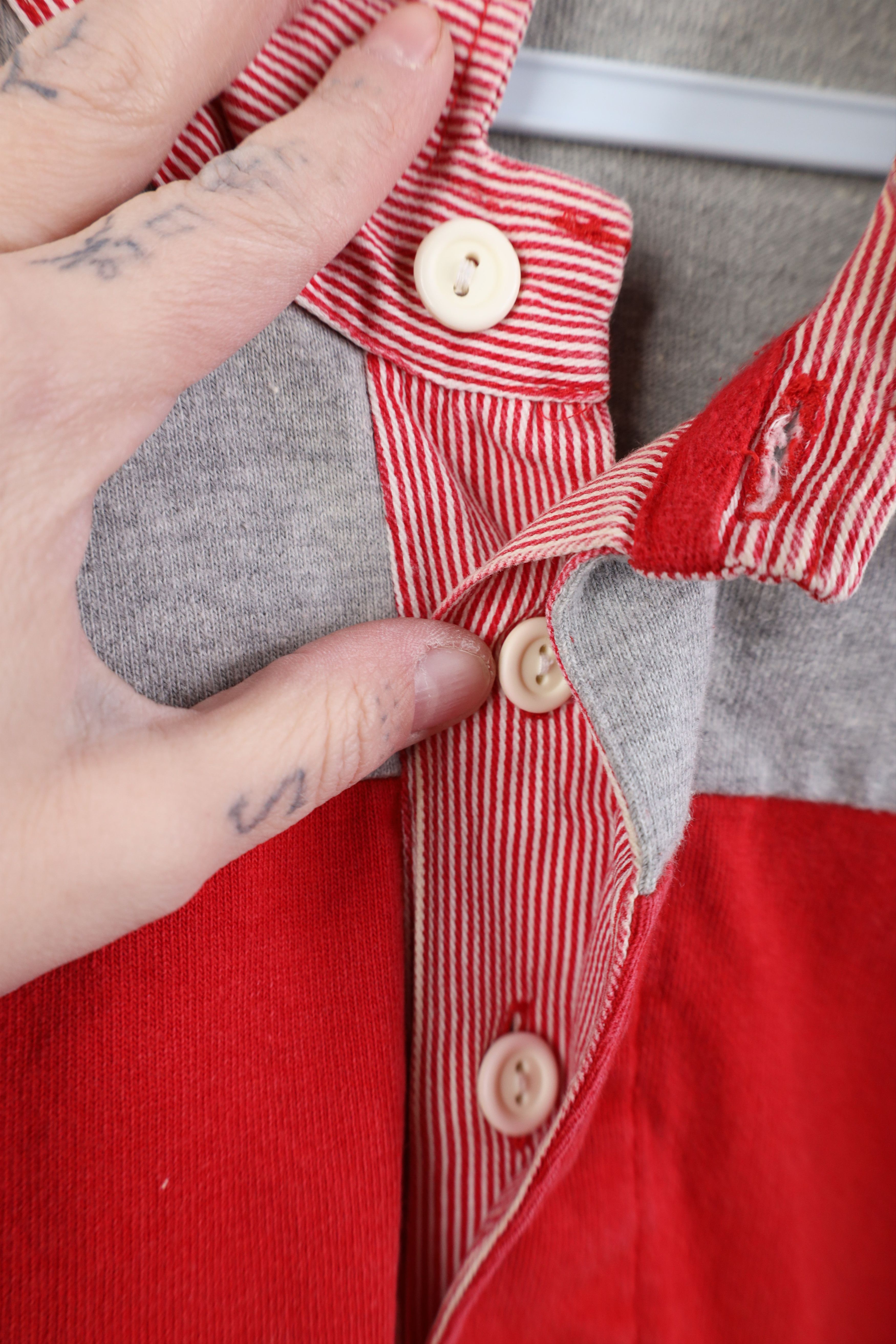 Vintage Vintage 90s Streetwear Heavyweight Long Sleeve Polo Shirt Size US XL / EU 56 / 4 - 8 Thumbnail