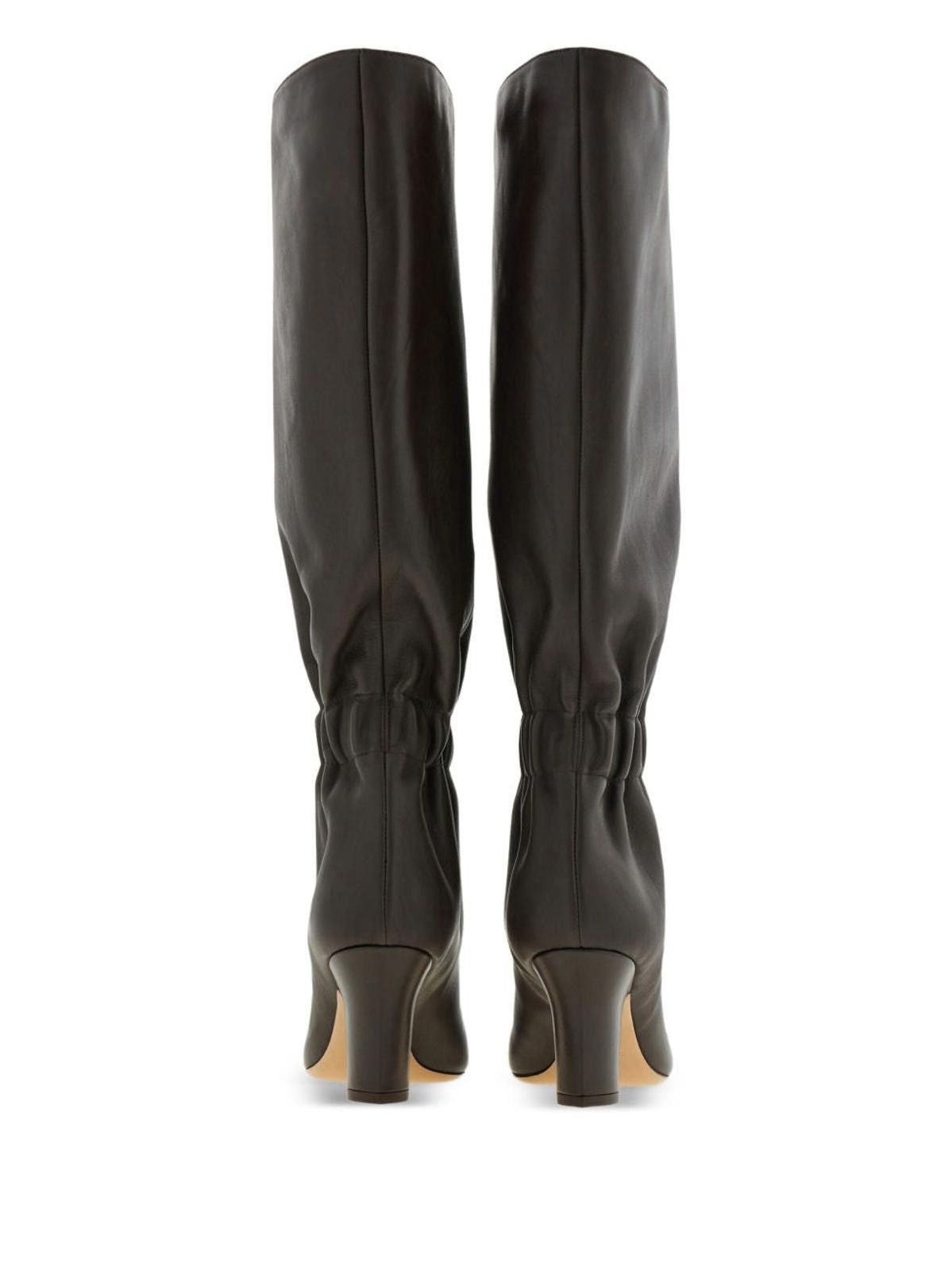 Salvatore Ferragamo Ferragamo Ruched Detail Knee Boots Size US 5 / IT 35 - 3 Thumbnail
