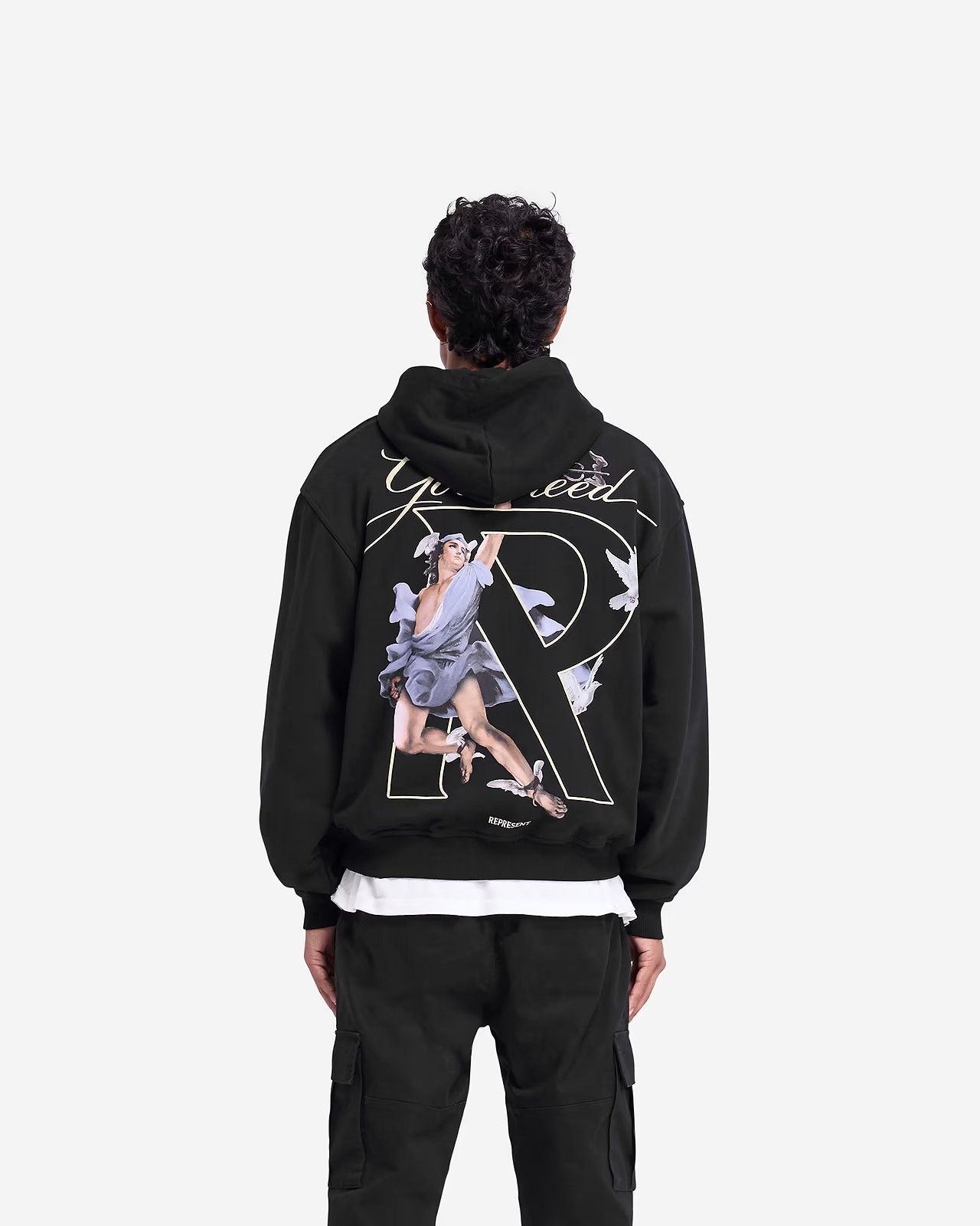 Represent Clo. o1mle1125 Hermes Zip Hoodie in Black Size US S / EU 44-46 / 1 - 6 Thumbnail
