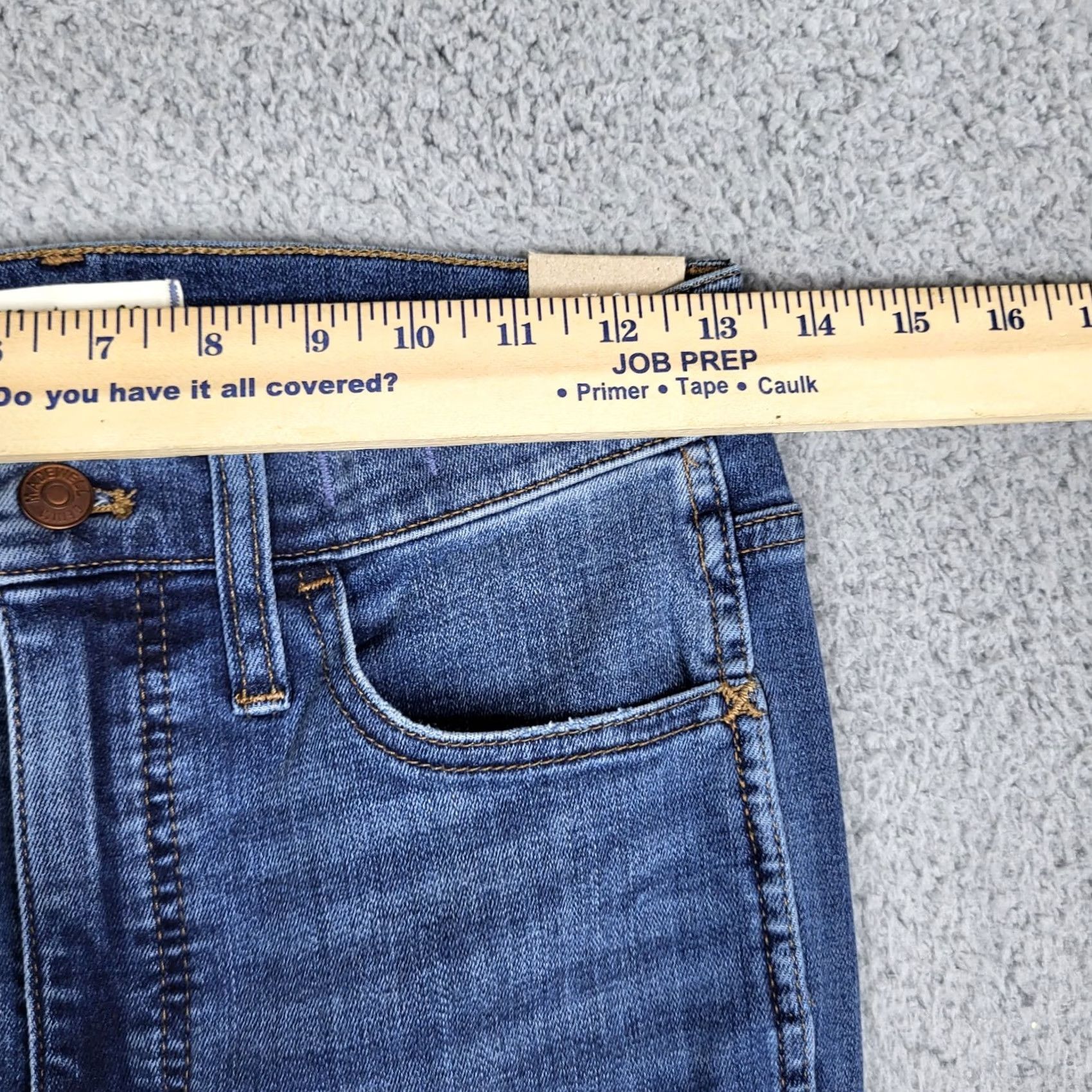 Madewell Madewell Jeans Skinny Denim Blue 10" HIGH-RISE 25 New Womens Regular Size 25 Shirt/Jeans? Size 42" / US 20 - 6 Thumbnail