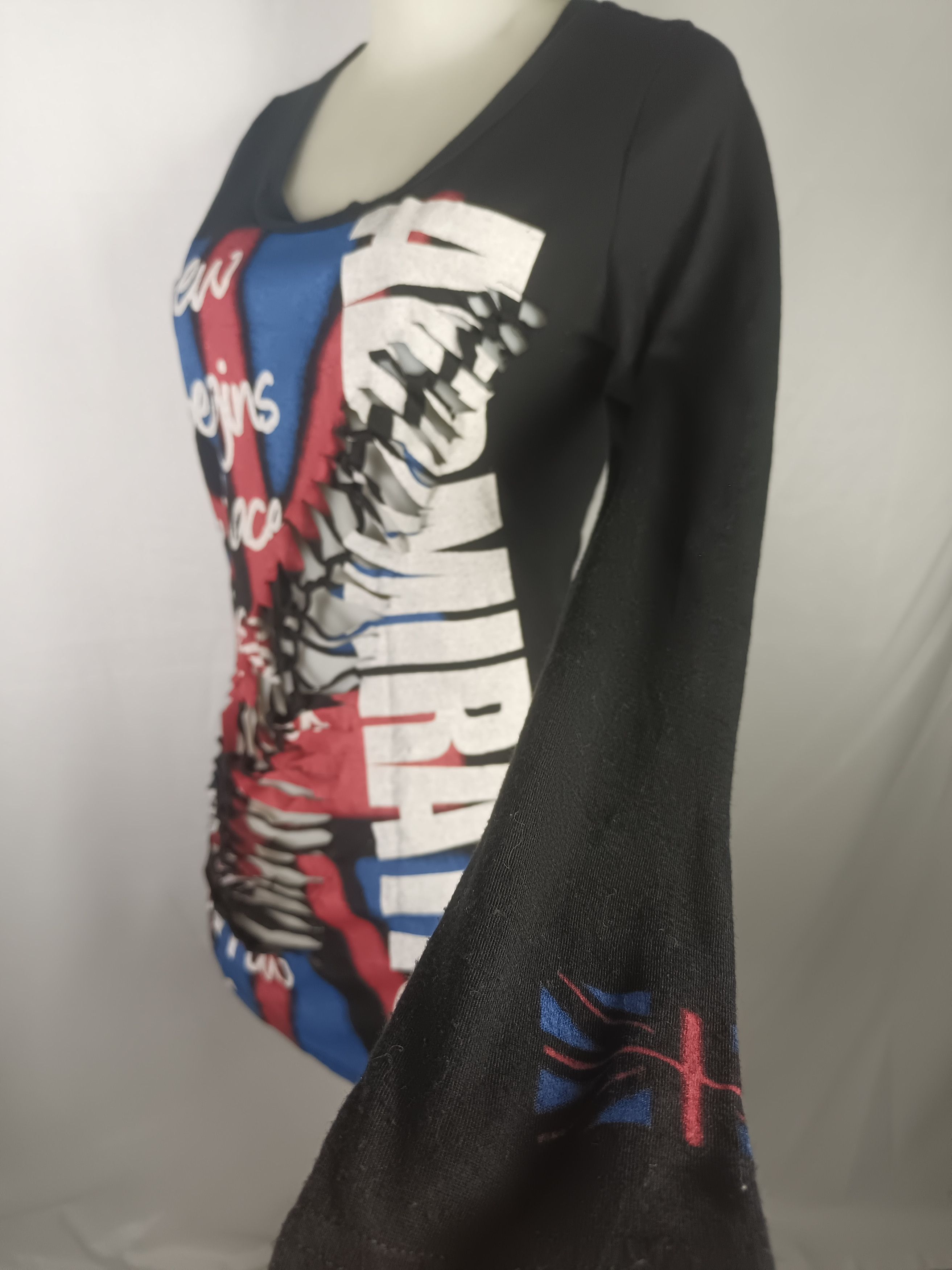 Japanese Brand Knick Knack Distressed Grunge Punk long Sleeve Tshirt Size US M / EU 48-50 / 2 - 11 Thumbnail