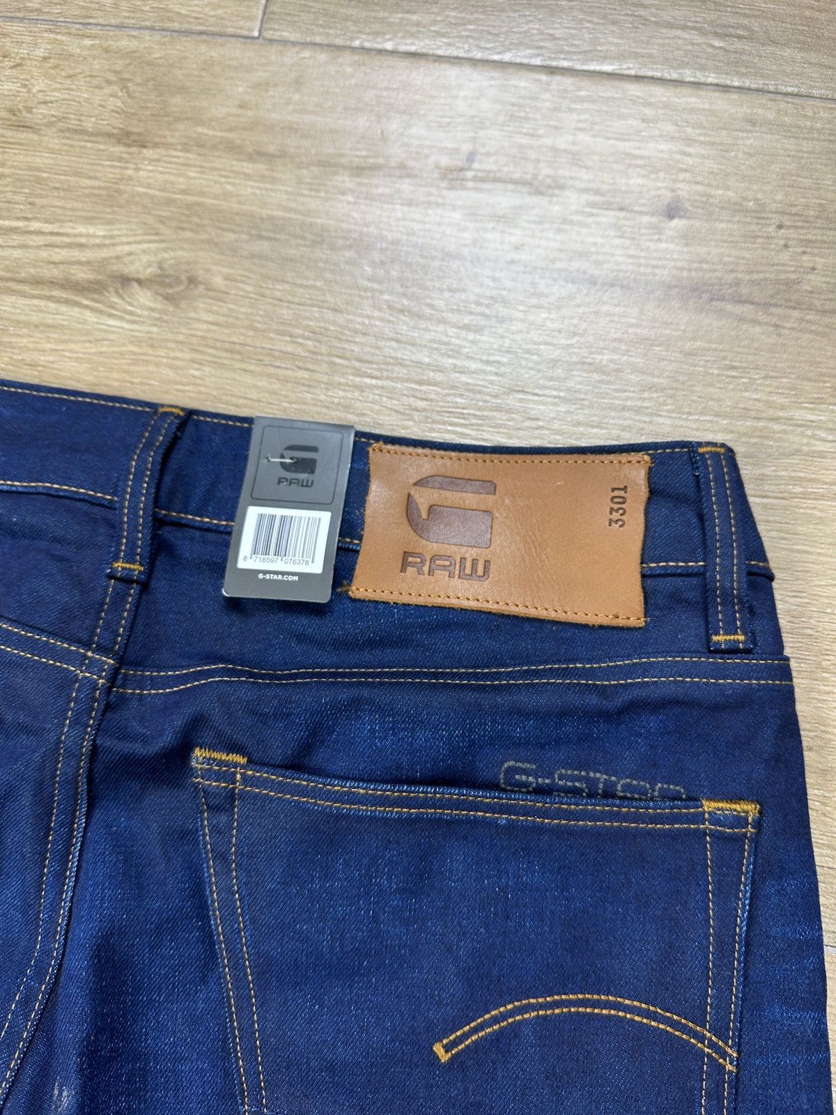 G-Star NEW🏷️ G-Star Raw 3301 Slim Denim Jeans Size US 30 / EU 46 - 10 Thumbnail