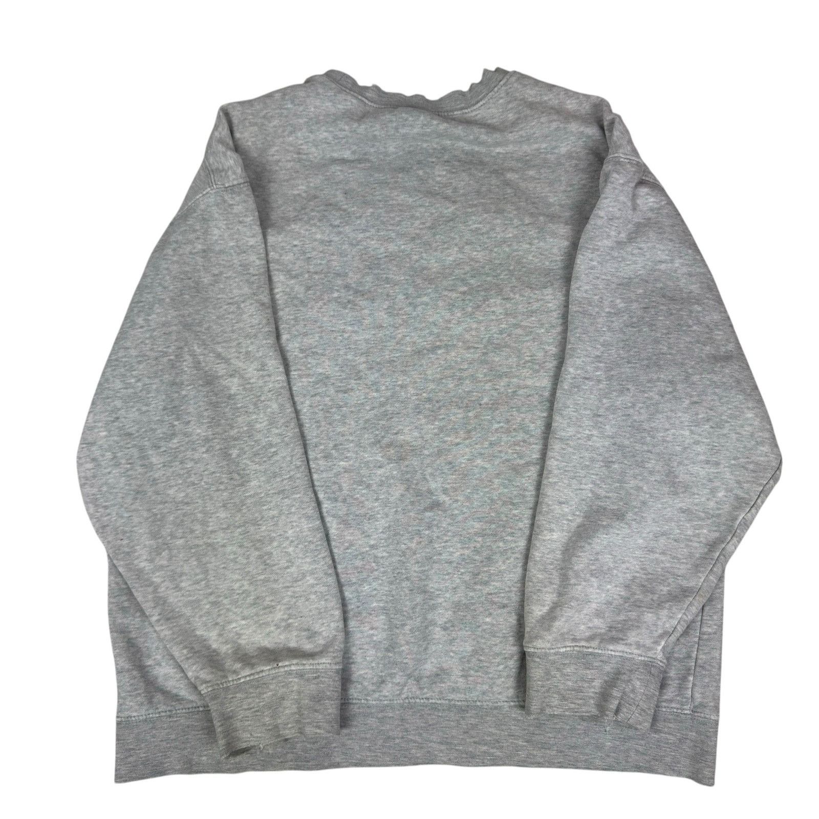 Japanese Brand × Nike Nike Women's Gray Cotton Fleece Lined Pullover Sweatshirt L Size L / US 10 / IT 46 - 10 Thumbnail