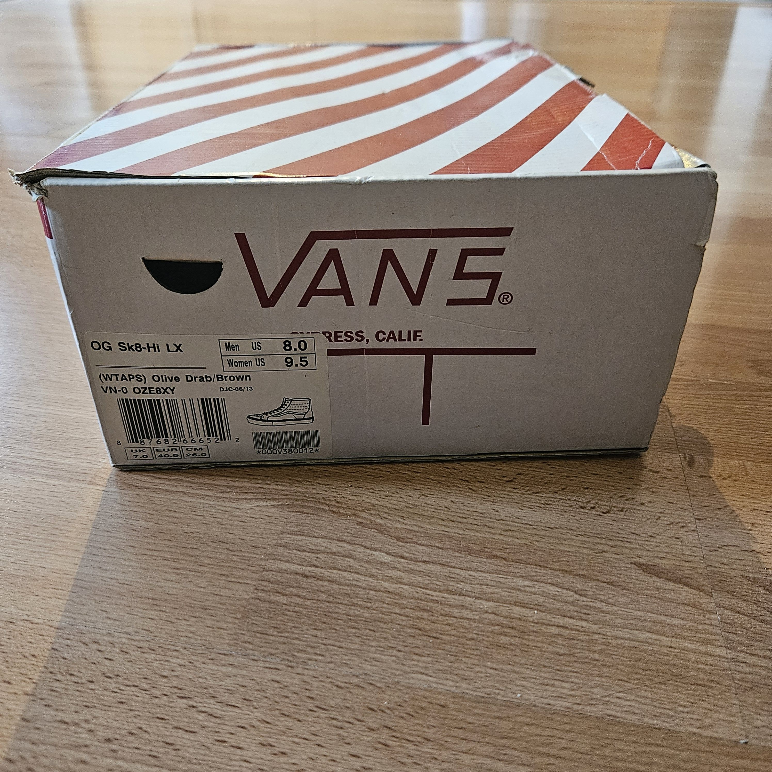 Vans × Wtaps OG Sk8-Hi LX Size US 8 / EU 41 - 12 Thumbnail