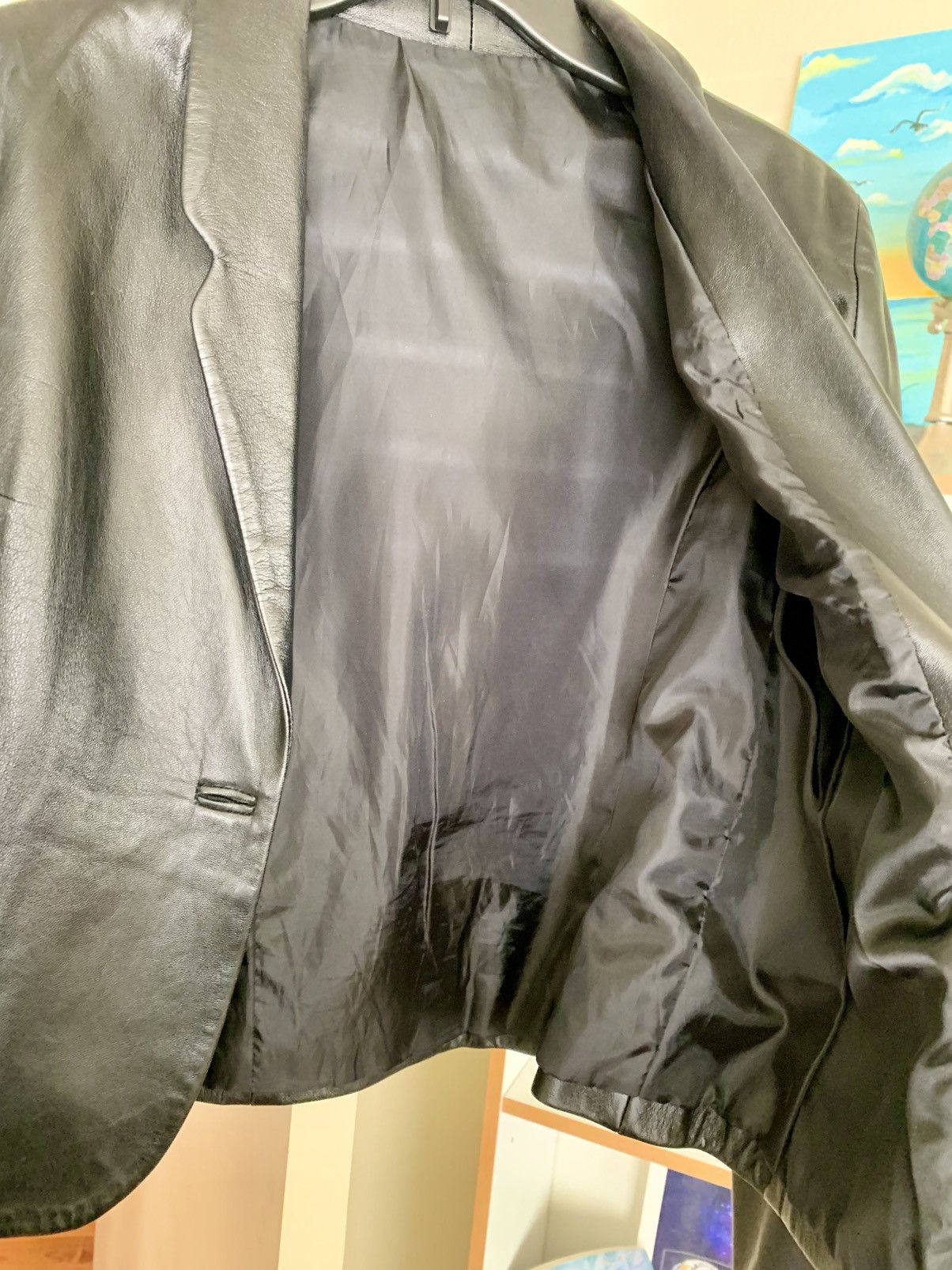Other Genuine Italian Leather Jacket Size L / US 10 / IT 46 - 3 Thumbnail