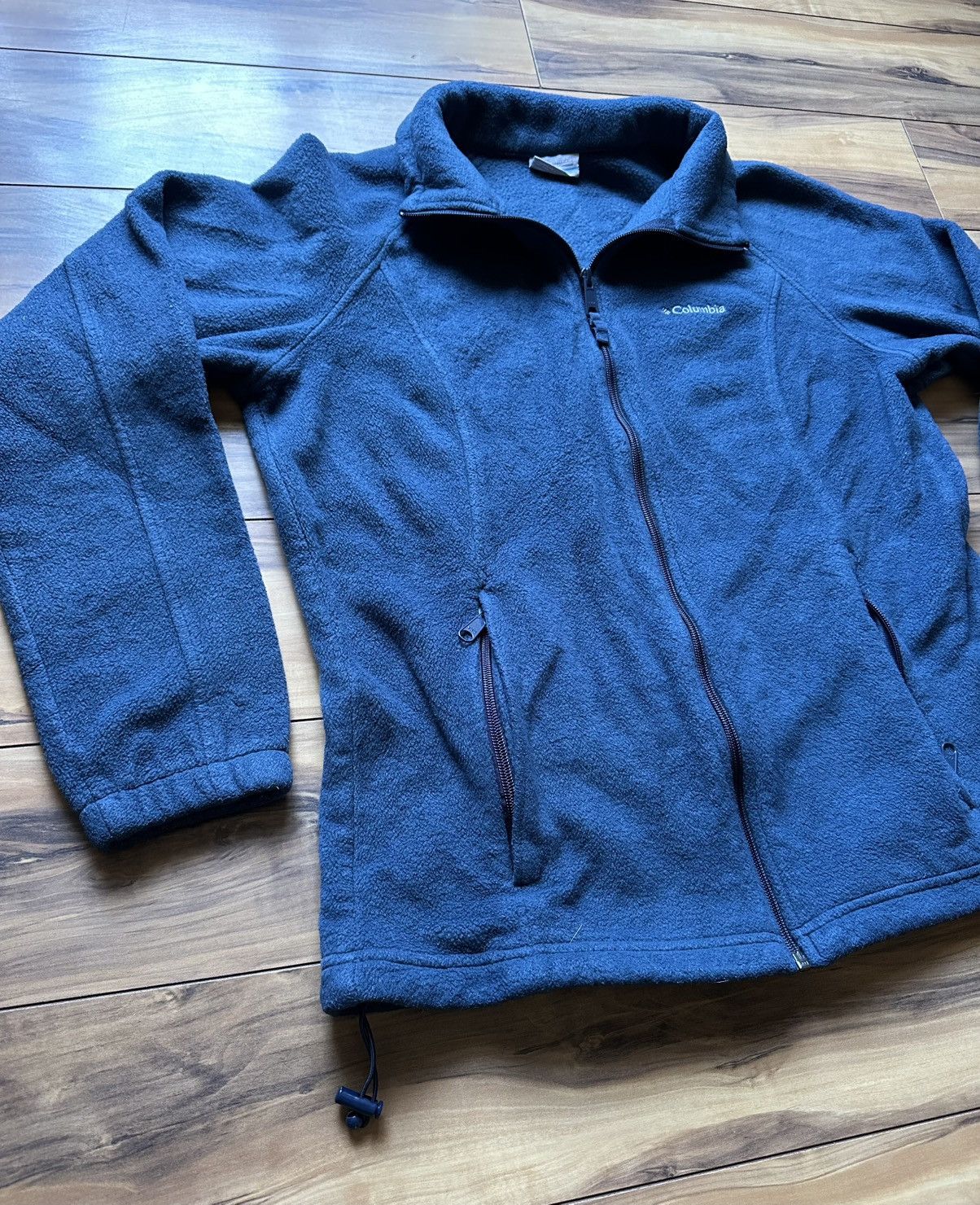 Columbia Columbia Navy Full-Zip Fleece Jacket Size XL / US 12-14 / IT 48-50 - 4 Thumbnail