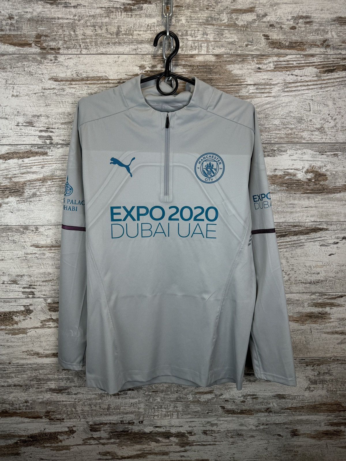Puma × Vintage Mens Vintage Puma Manchester City FC sweatshirt jersey Size US M / EU 48-50 / 2 - 3 Thumbnail
