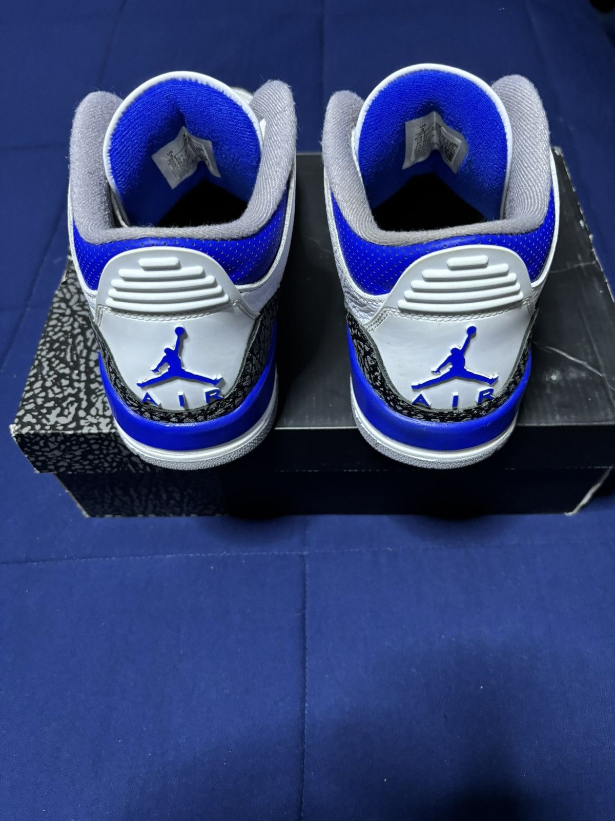 Jordan Brand Jordan 3 Retro Racer Blue 2021 Size 9 Size US 9 / EU 42 - 4 Thumbnail
