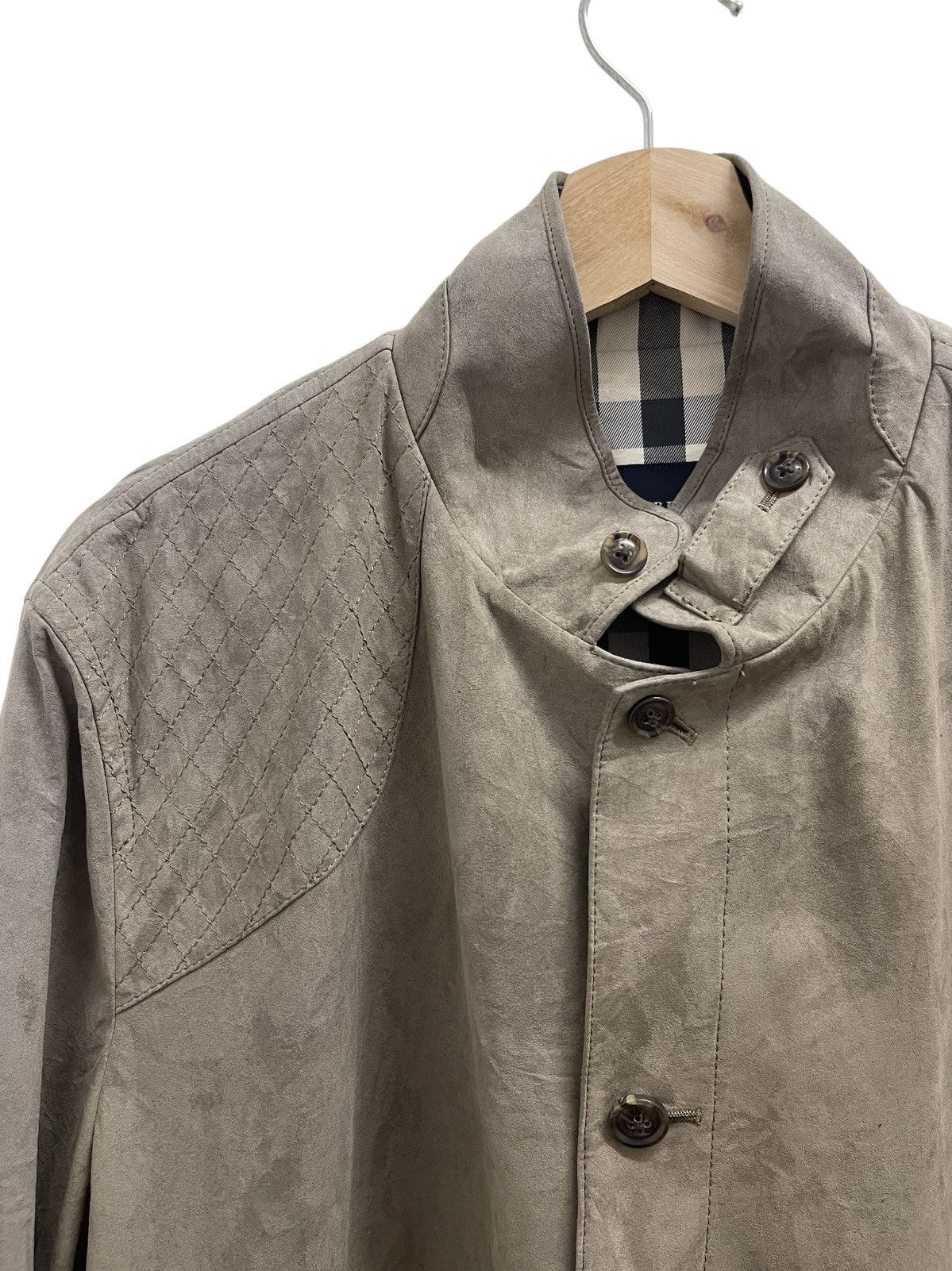 Burberry Burberry Suede Leather Jacket Size US M / EU 48-50 / 2 - 4 Thumbnail