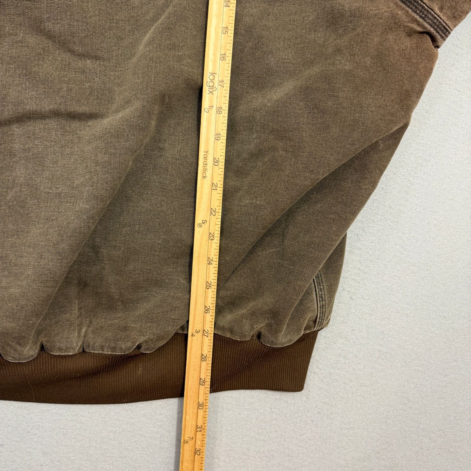 Carhartt Vintage Carhartt Hooded Jacket Extra Large Brown Faded 90s Size US XL / EU 56 / 4 - 8 Thumbnail