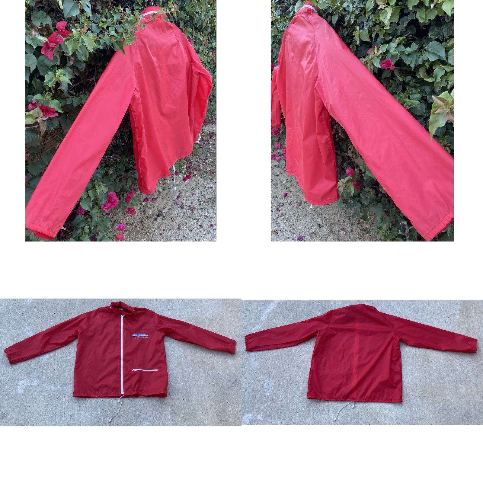 Vintage VINTAGE M.S. Statendam Windbreaker Jacket Nylon Red Navy? Size US L / EU 52-54 / 3 - 10 Thumbnail