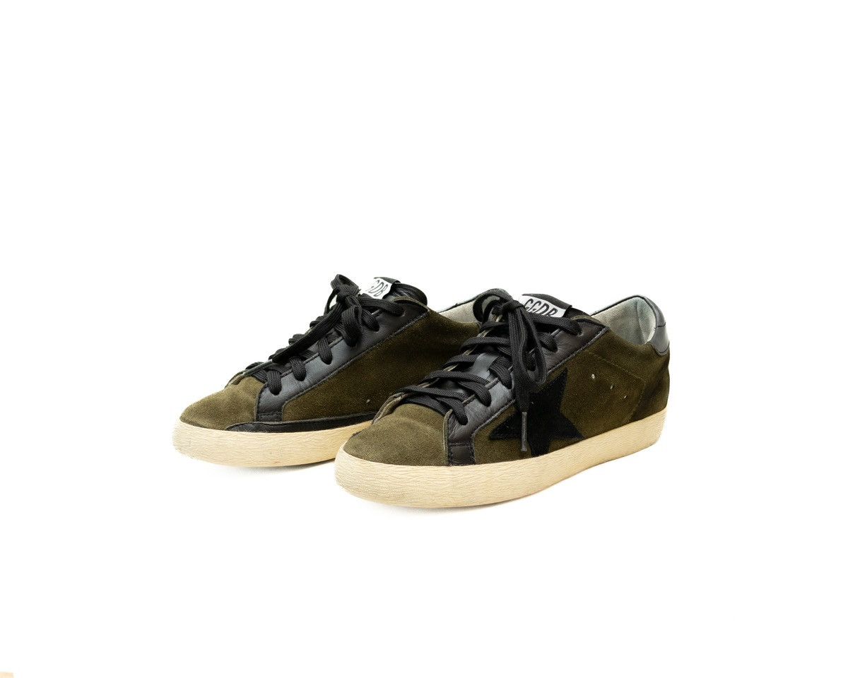 Golden Goose Golden Goose Superstar Low Sneakers Limited Sz: 6 Army Green Size US 6 / IT 36 - 6 Thumbnail