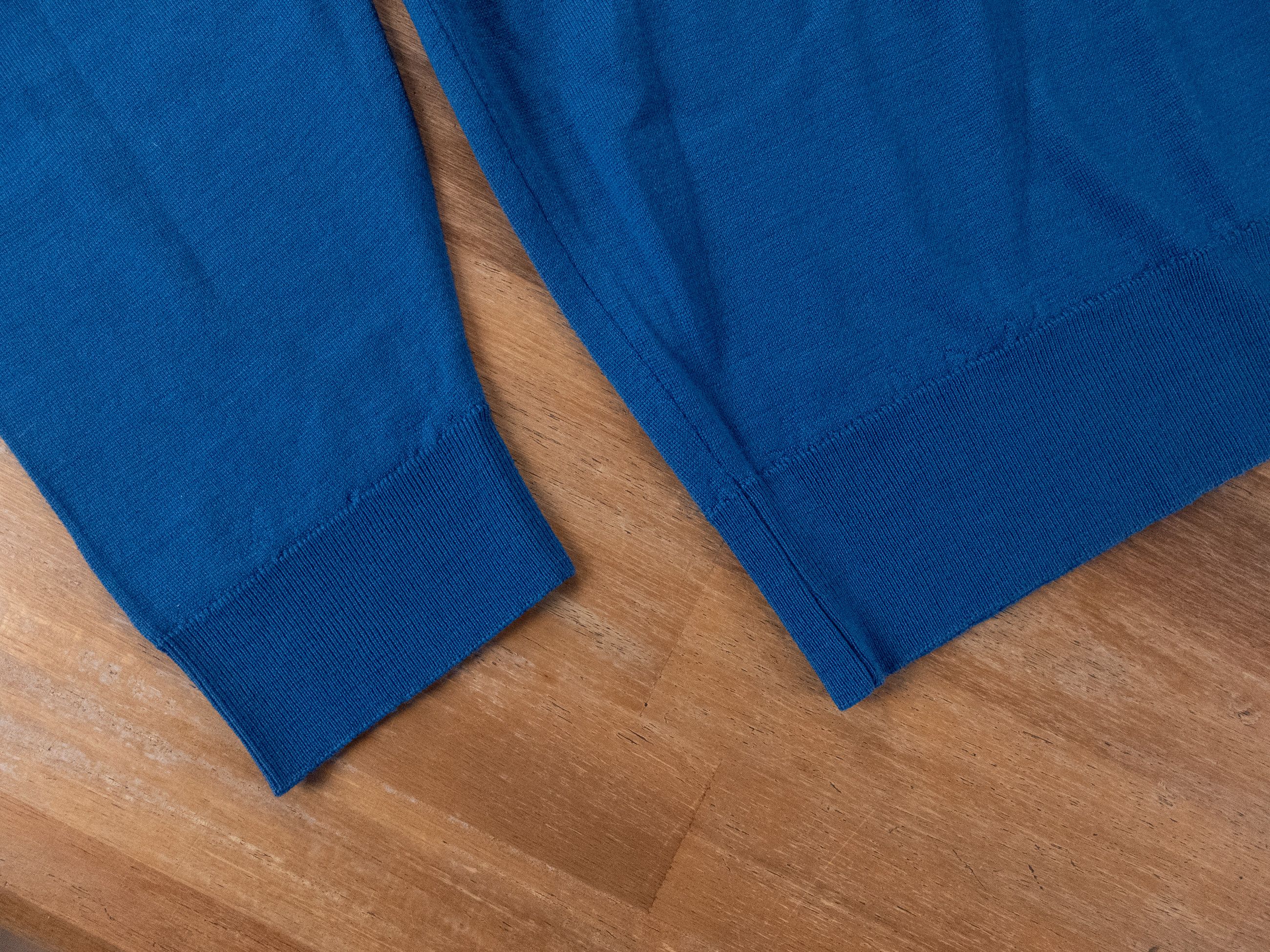John Smedley JOHN SMEDLEY blue New Zealand merino wool sweater XXL Size US XXL / EU 58 / 5 - 5 Thumbnail