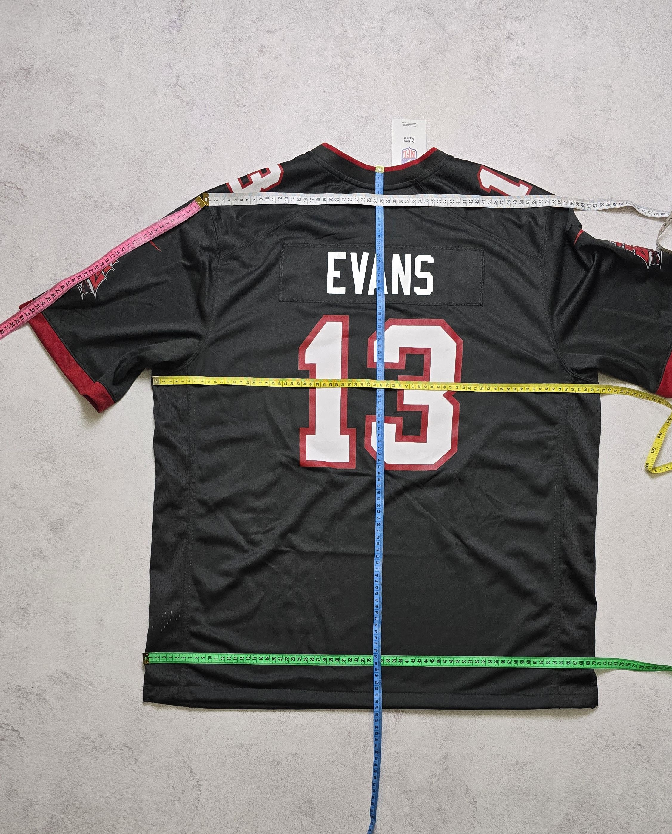 Nike Tampa Bay Buccaneers Mike Evans #13 Pewter Game NFL Jersey Size US XXL / EU 58 / 5 - 4 Thumbnail