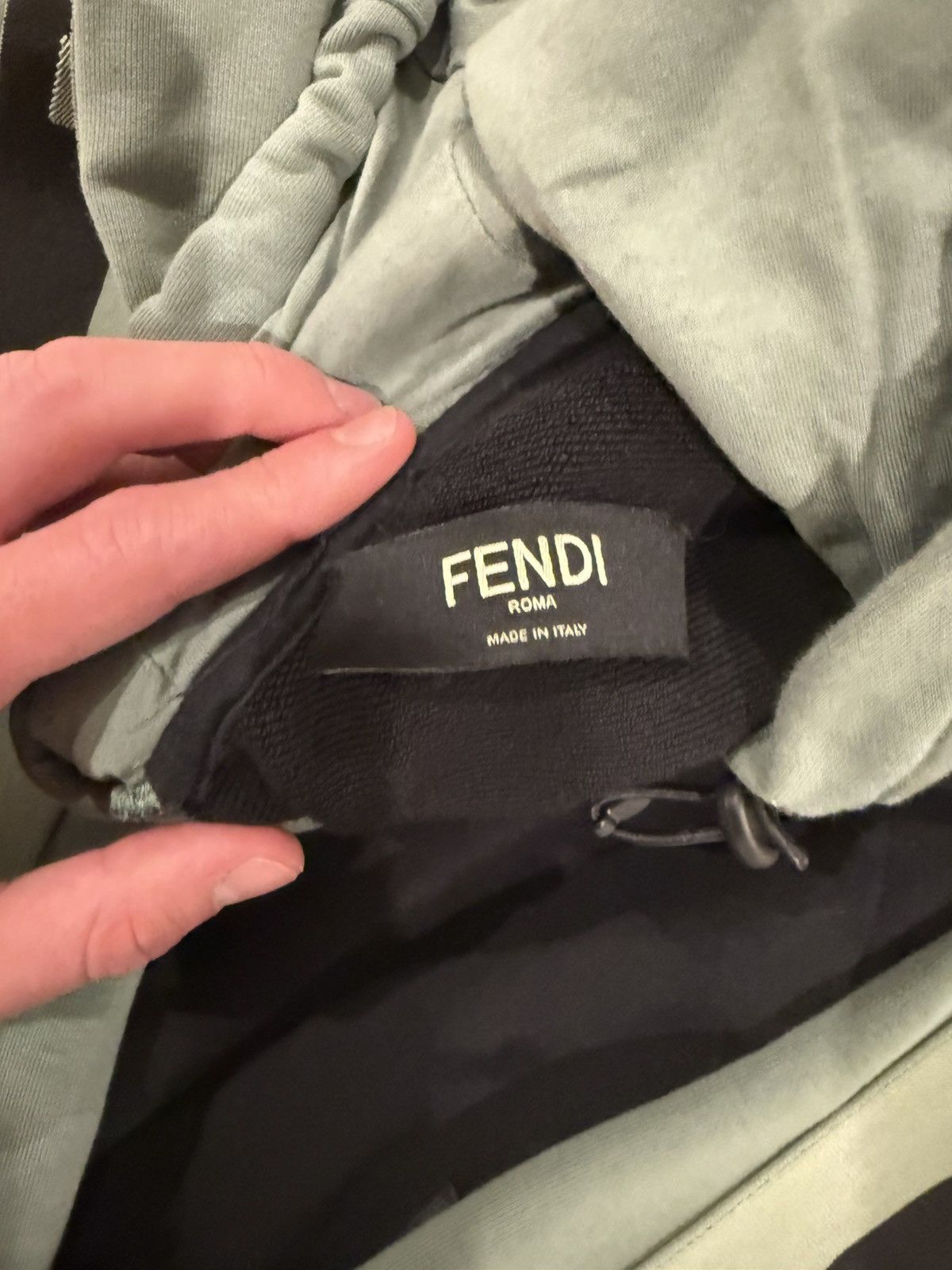 Fendi Fendi FF Stripe Panelled Hoodie Size US S / EU 44-46 / 1 - 5 Thumbnail